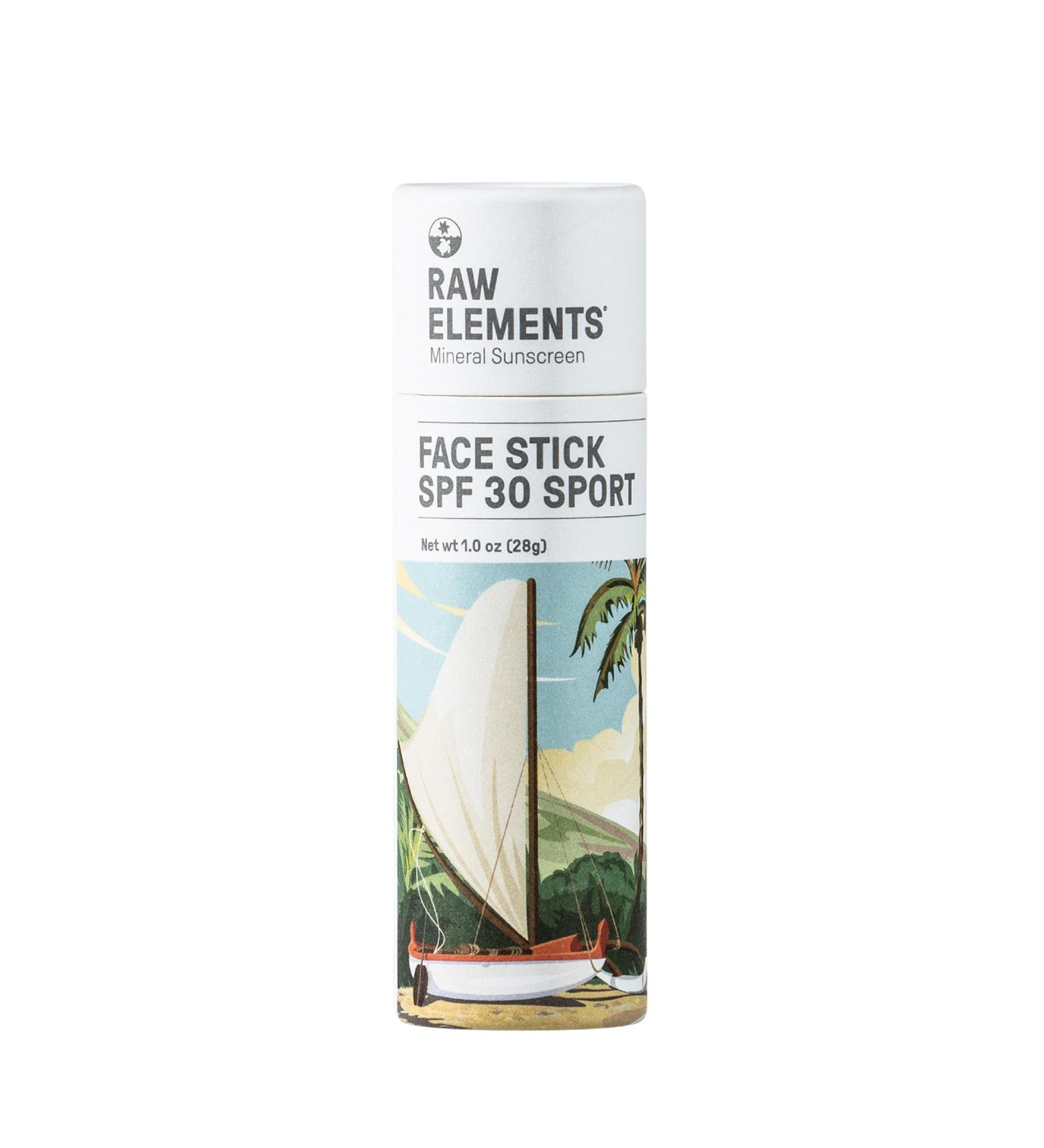 Raw Elements Mike Field Mineral Sunscreen Stick | SPF 30+ Water-Resistant Reef Safe Non-Nano Zinc Oxide Travel-Friendly All Ages Safe - 1 oz - Buy Online on GoSupps.com