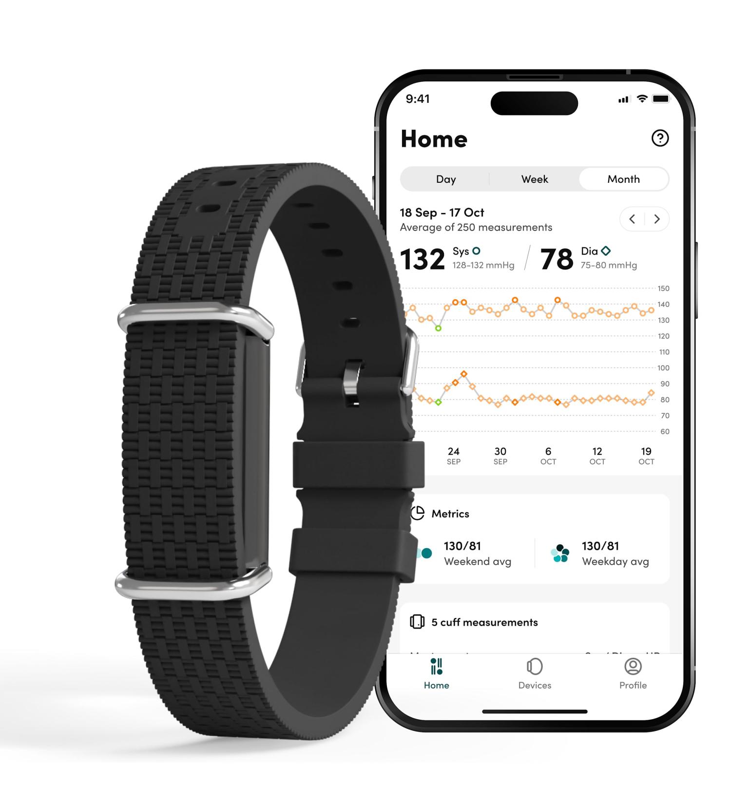 AKTIIA 24/7 Blood Pressure Monitor - Clinically Validated, Accurate Readings Day & Night - Buy Online on GoSupps.com