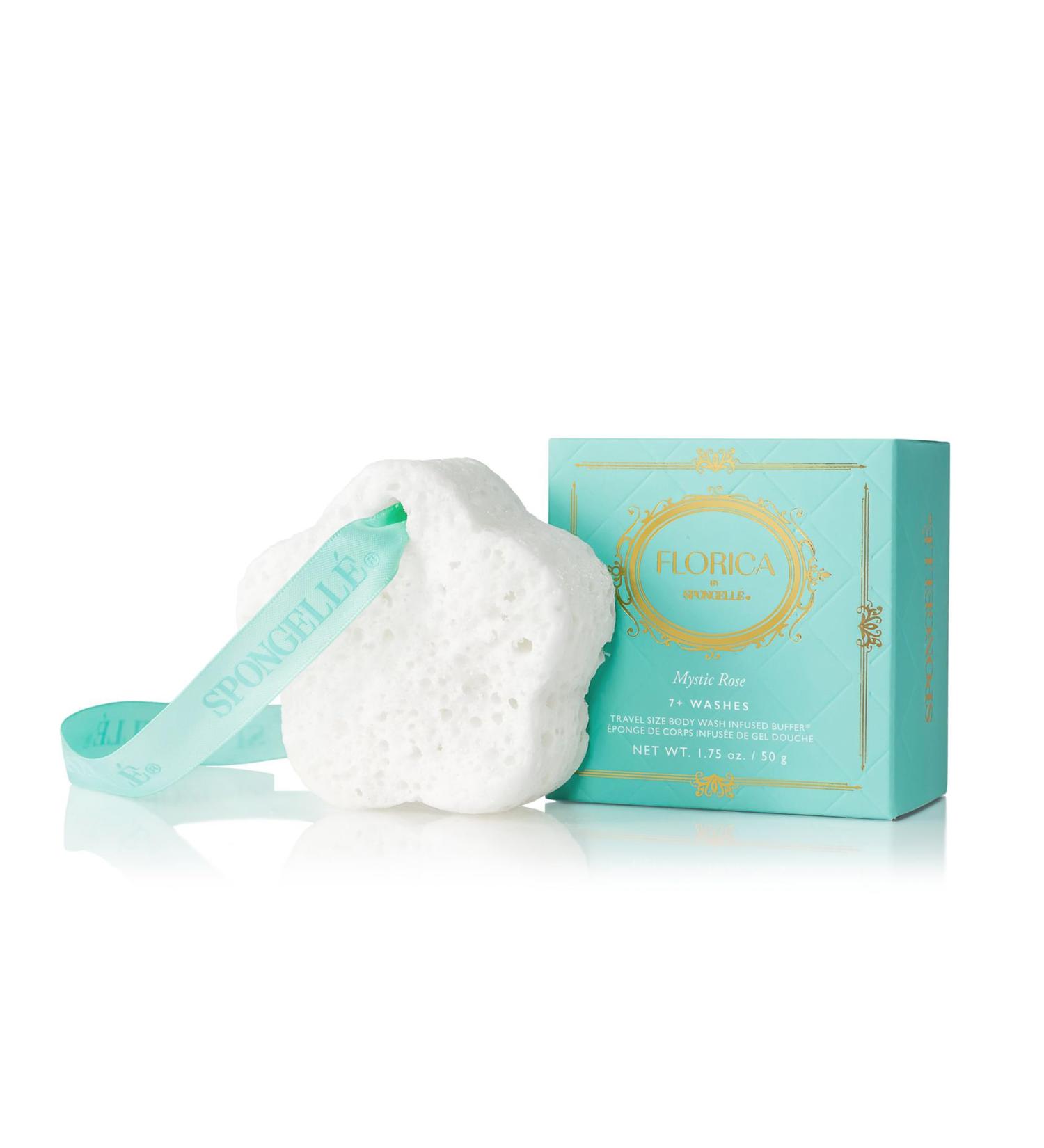 Spongell Florica Collection Body Wash Infused Mini Buffer Mystic Rose - Buy Online on GoSupps.com