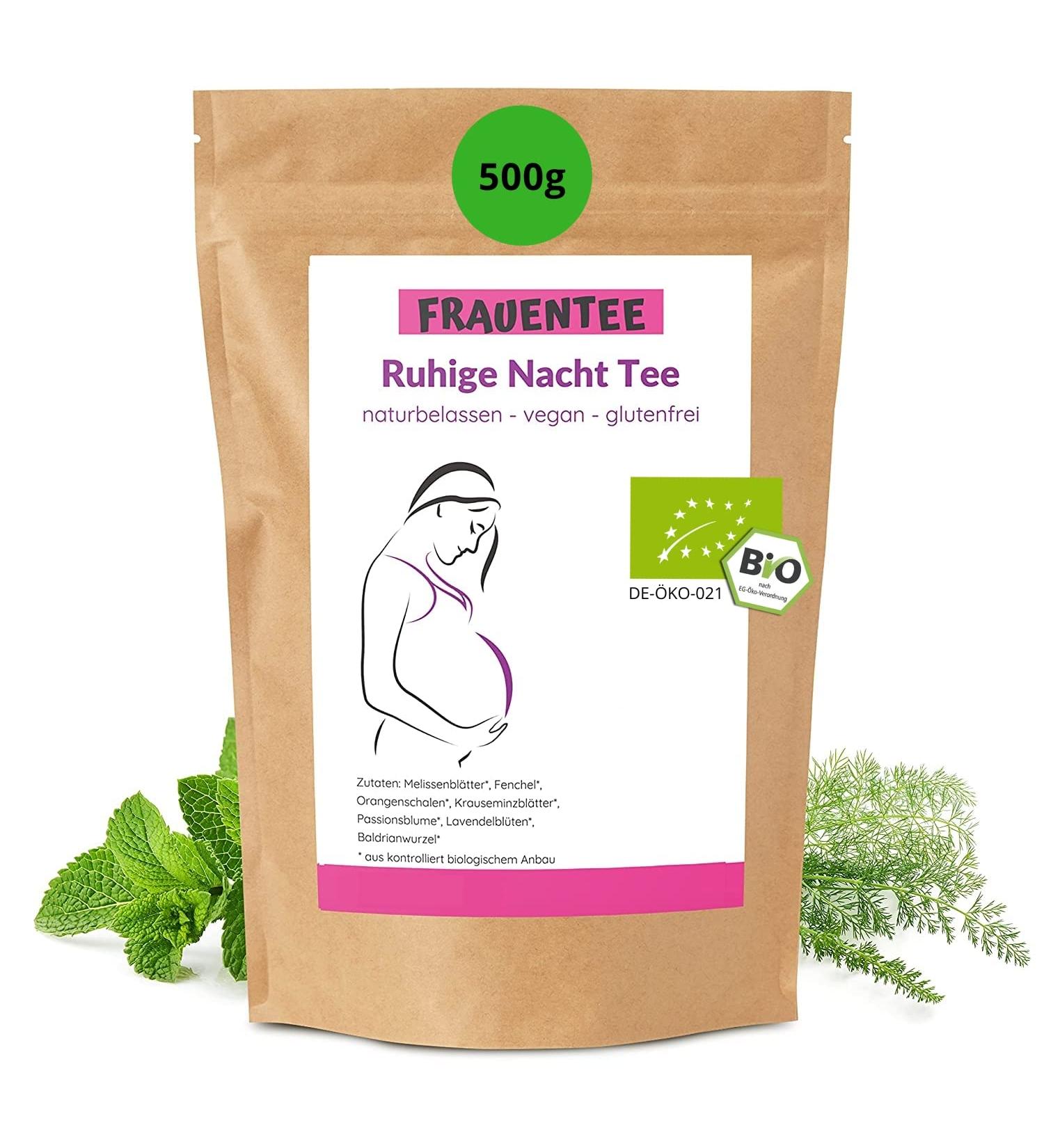 Jumping Bio Quiet Night Tea 500g | Vegan Natural Herbal Blend | Versatile & High-Quality Sleep Aid - Buy Online on GoSupps.com