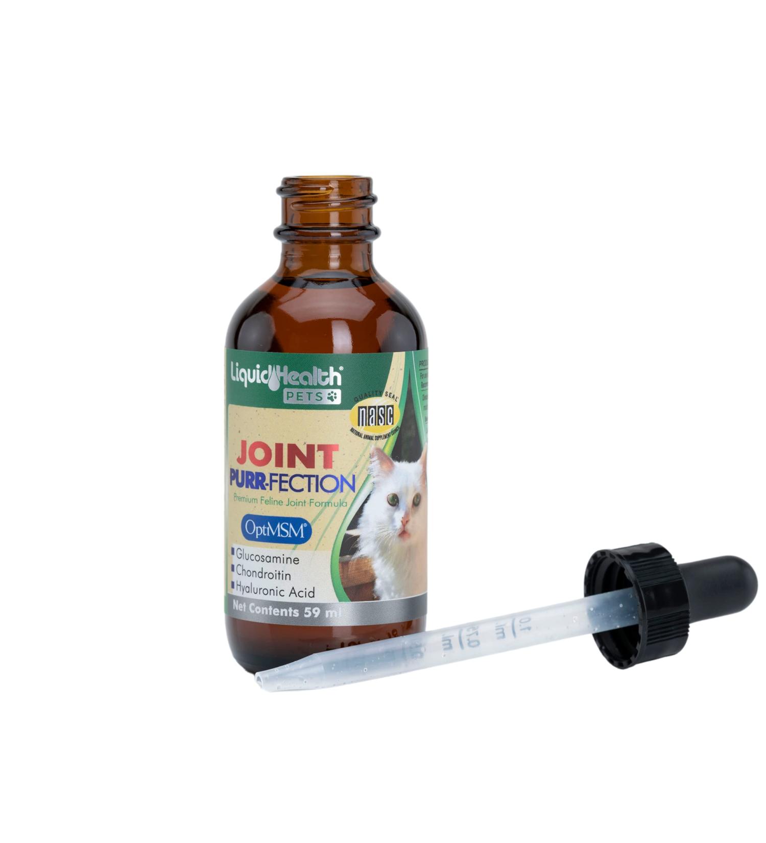 LIQUIDHEALTH 2.3 Oz Liquid Cat Glucosamine Joint Support - Hip & Joint Relief for Senior Cats & Kittens - Buy Online on GoSupps.com