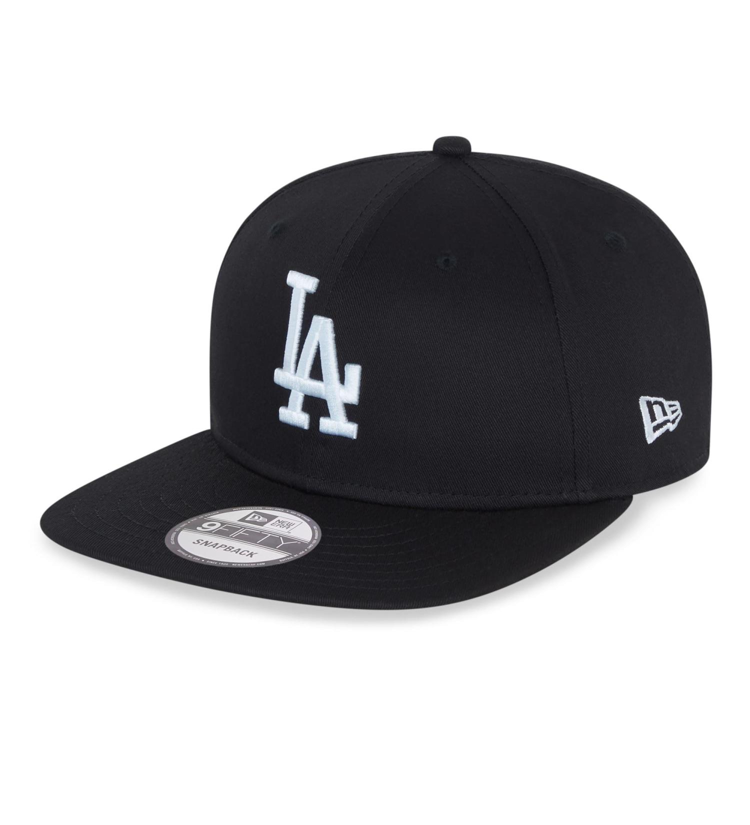 New Era Los Angeles Dodgers MLB Essentials Black 9Fifty Snapback Cap - Stylish Dodgers Hat for Fans | SM 950-Dodgers-Black - Buy Online on GoSupps.com
