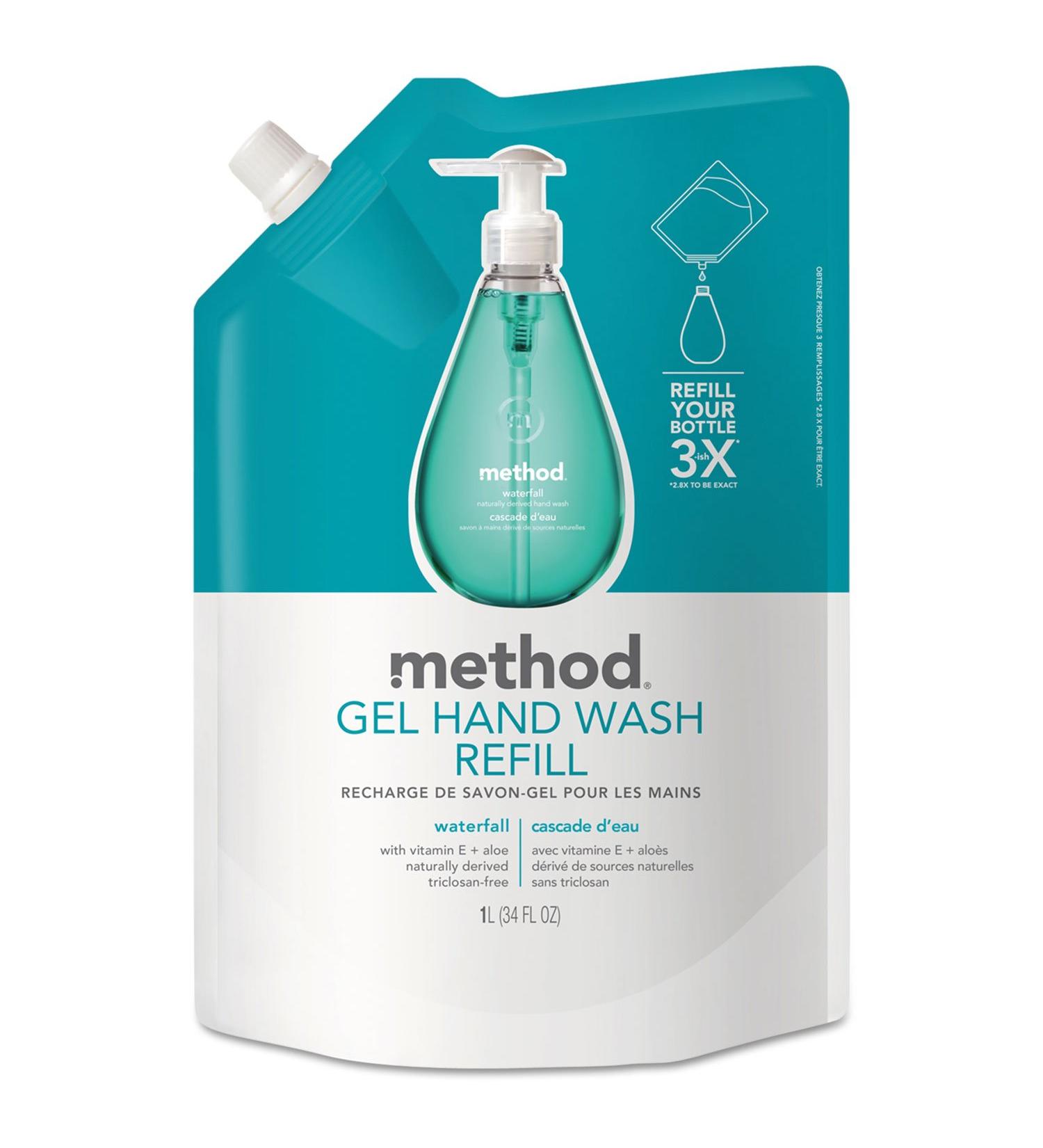 Method Gel Hand Wash Refill Pouch  Waterfall  34 Ounce