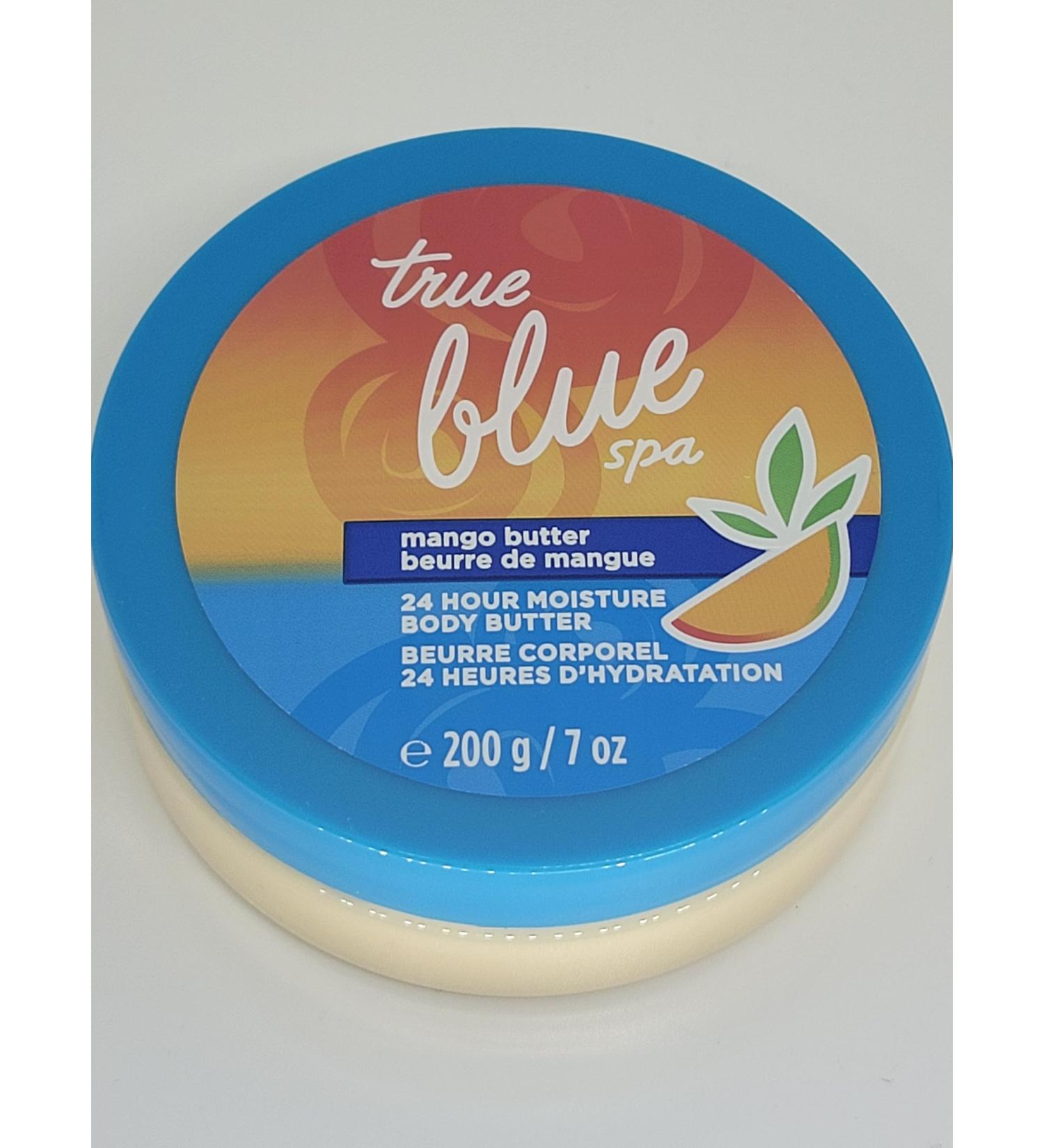 Shop Bath and Body Works True Blue Spa 24 Hour Moisture Mango Body Butter - 7 Oz | Luxurious Hydration for All Skin Types - Buy Online on GoSupps.com