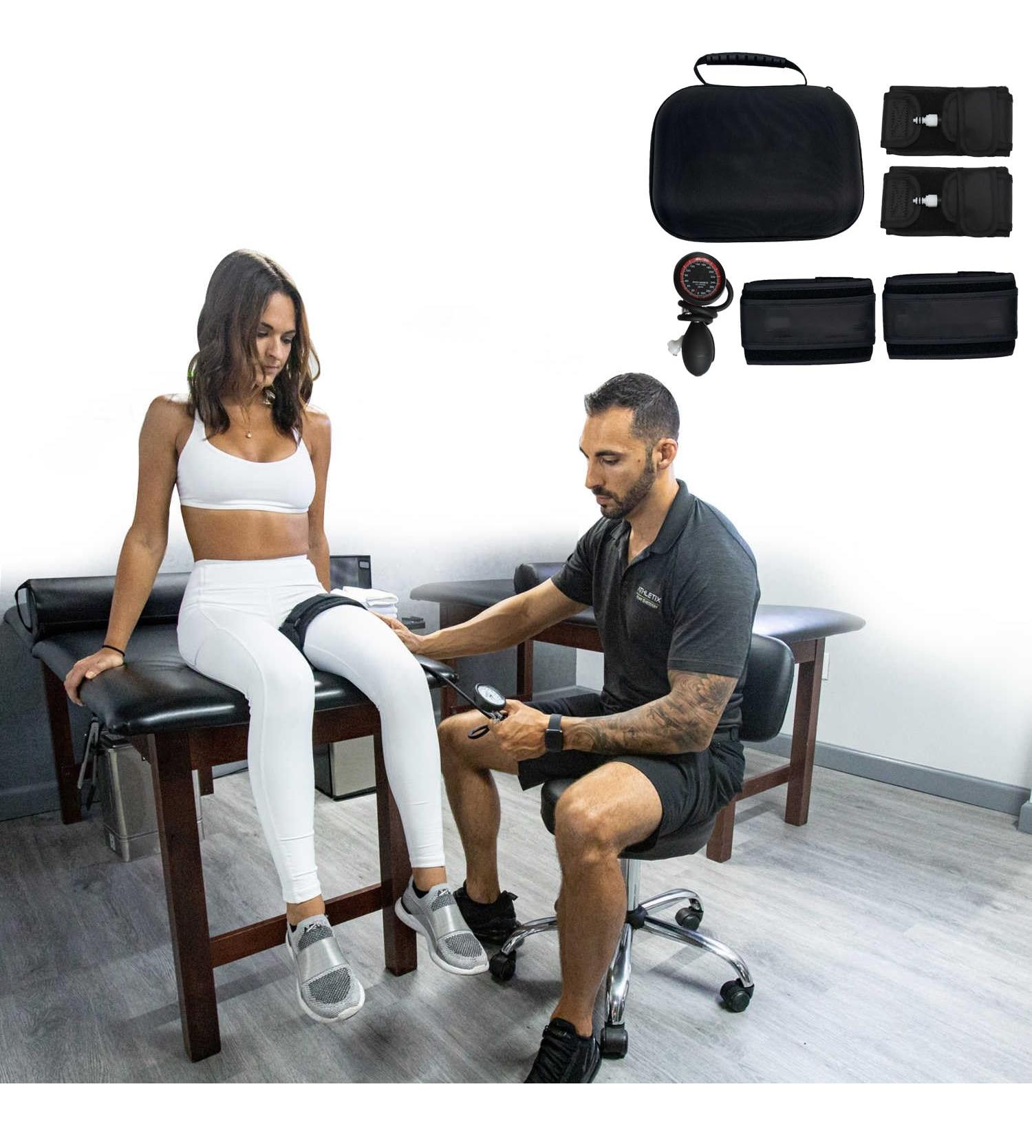 BFR Blood Flow Restriction Bands Complete Arm Package for Legs Occlusion Training Compact Training System Carrying Case (Full Set) - Buy Online on GoSupps.com