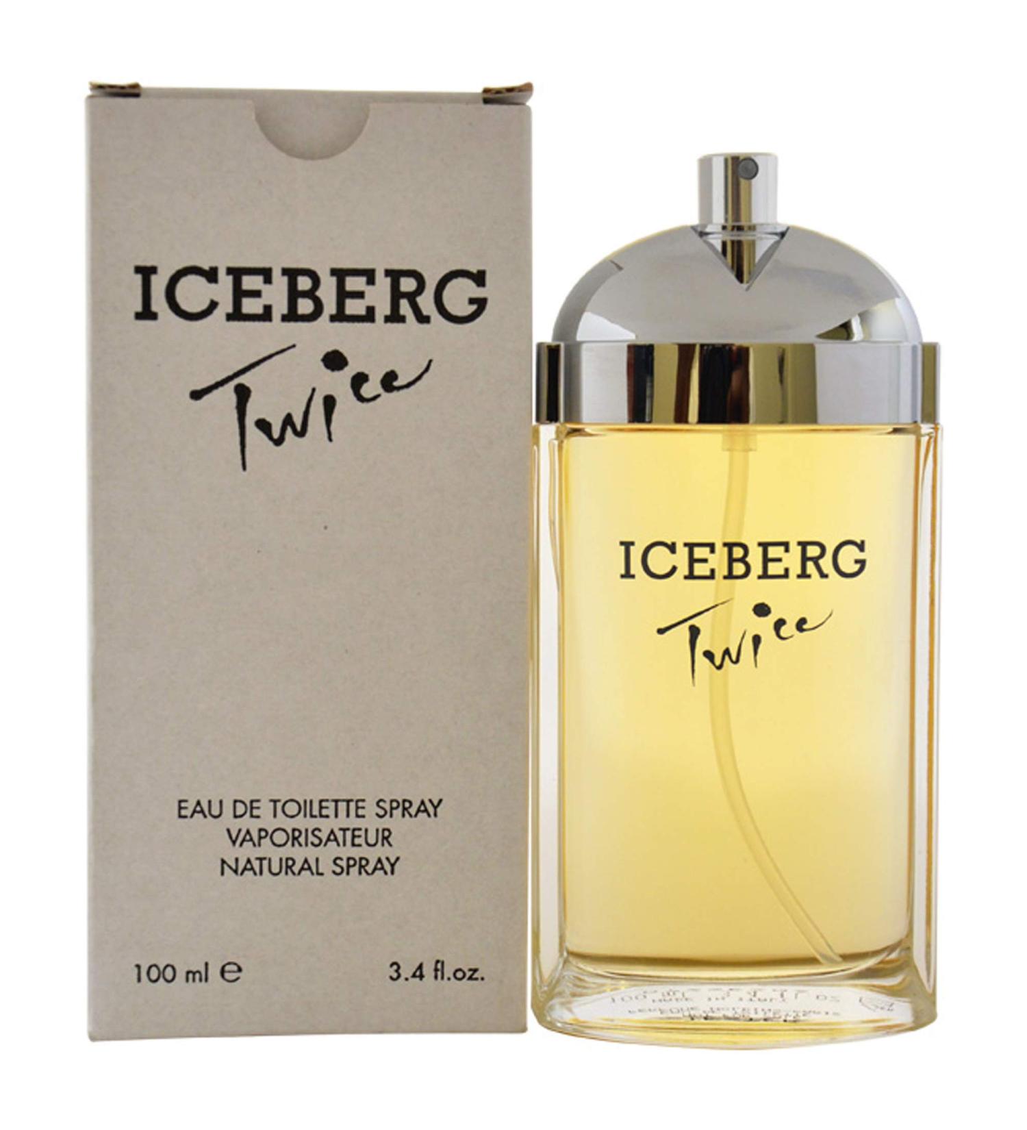 ICEBERG Twice Woman - Floral Aquatic Fragrance For The Modern Woman - Fresh And Bright Feminine EDT Spray Perfume For Women - Invigorating Notes Of Freesia Cyclamen Amber Sandalwood - 3.3 Oz - Buy Online on GoSupps.com