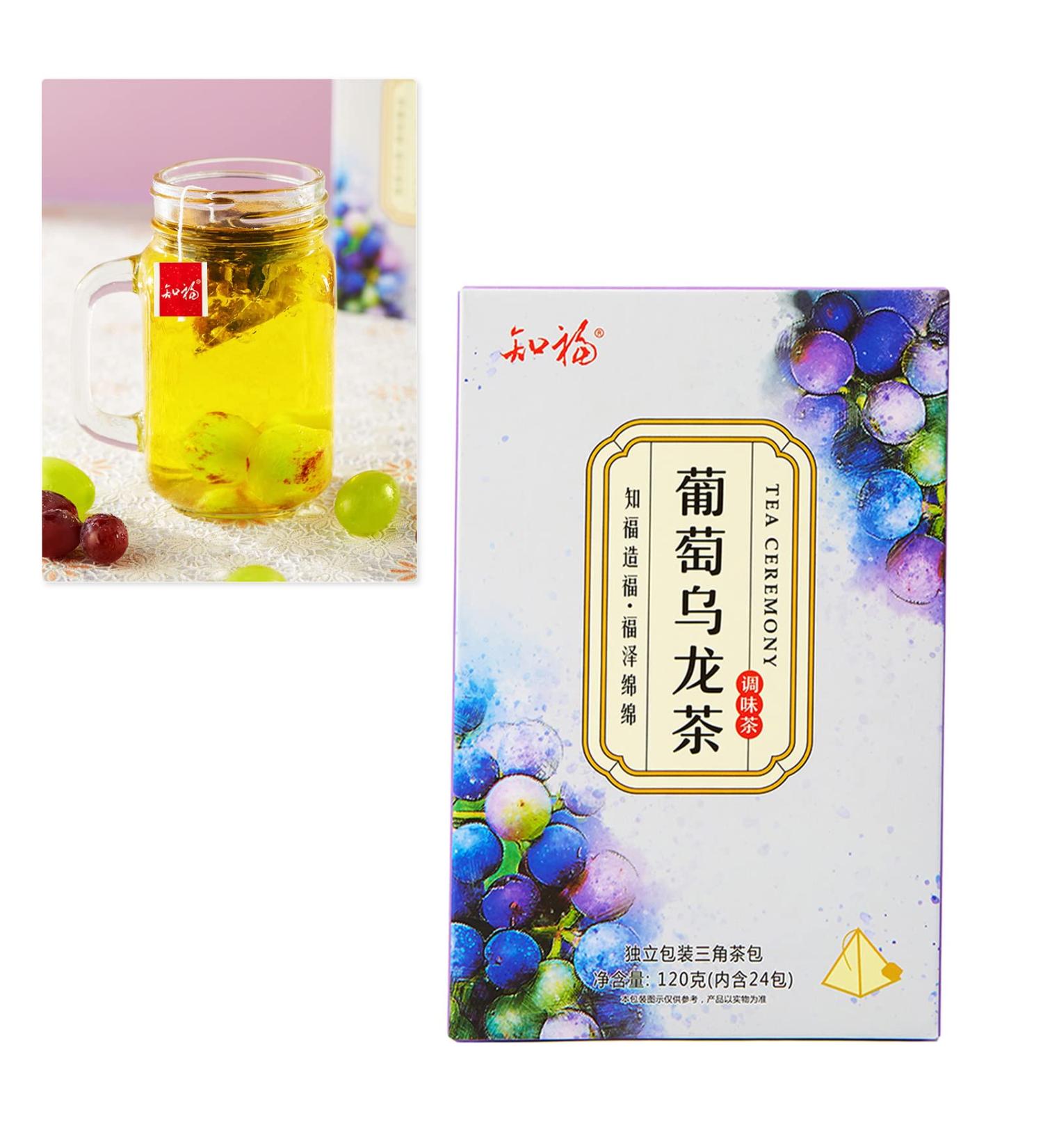 Th Oolong aux Raisins th aux Fruits Sachet du Matin Sachets de l'apr s-midi pour Combinaison Sachet de th infus Froid Oolong - Buy Online on GoSupps.com