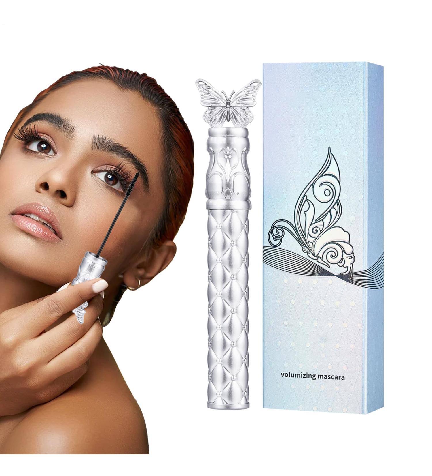  Huxibai Lengthening Effect Mascara - 3ml Anti-Smear Gentle Eyelash Extension Mascara - For Travel Home Outdoors School Gift for Women - Buy Online on GoSupps.com