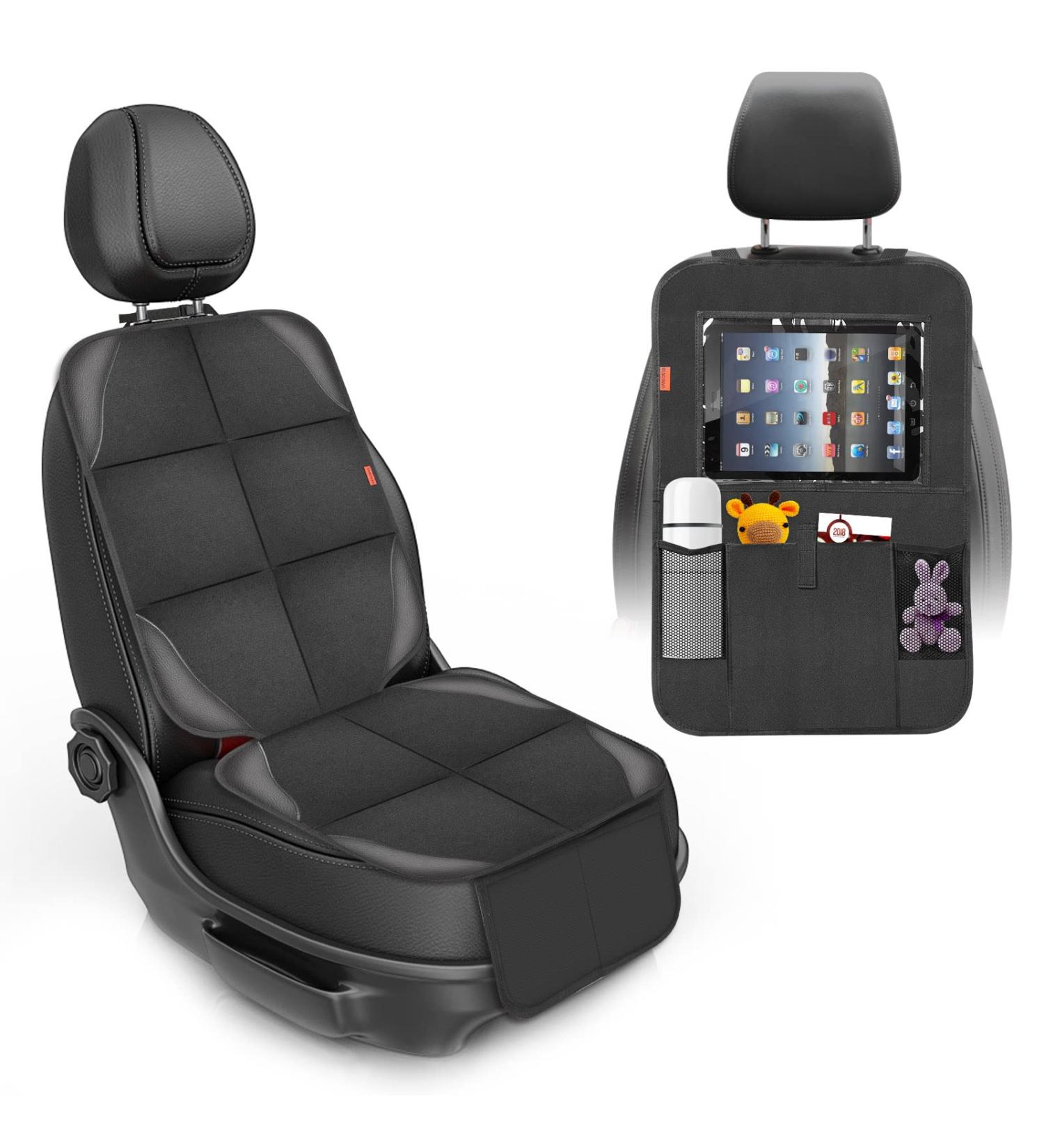 VANLONTD Car Seat Protector + Organizer Kick Mat - Universal Size, Black - Buy Online on GoSupps.com