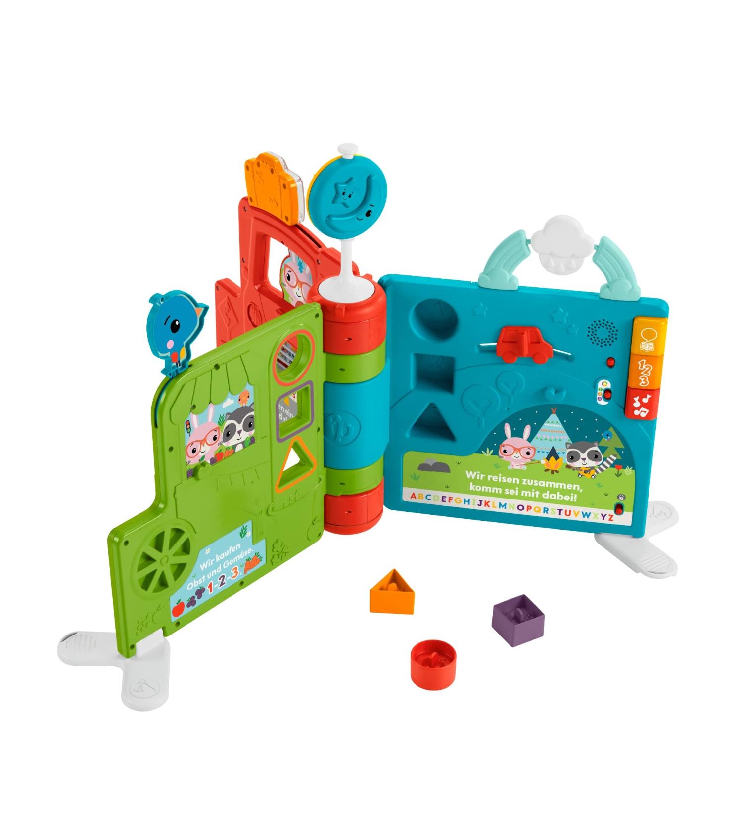 Fisher-Price HCL07 Giant Seat & Standing Adventure Book | Educational Electronic Toy for Babies & Toddlers (6+ Months) - Shop Now! - Buy Online on GoSupps.com