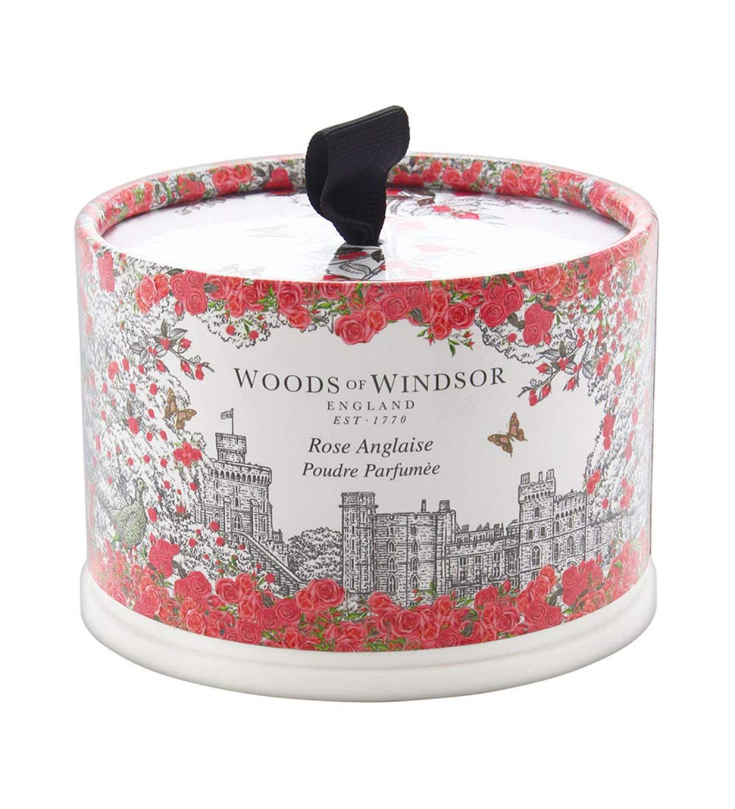 Woods of Windsor True Rose Dusting Powder - 3.5 oz | Fresh and Floral Scent - Buy Online on GoSupps.com