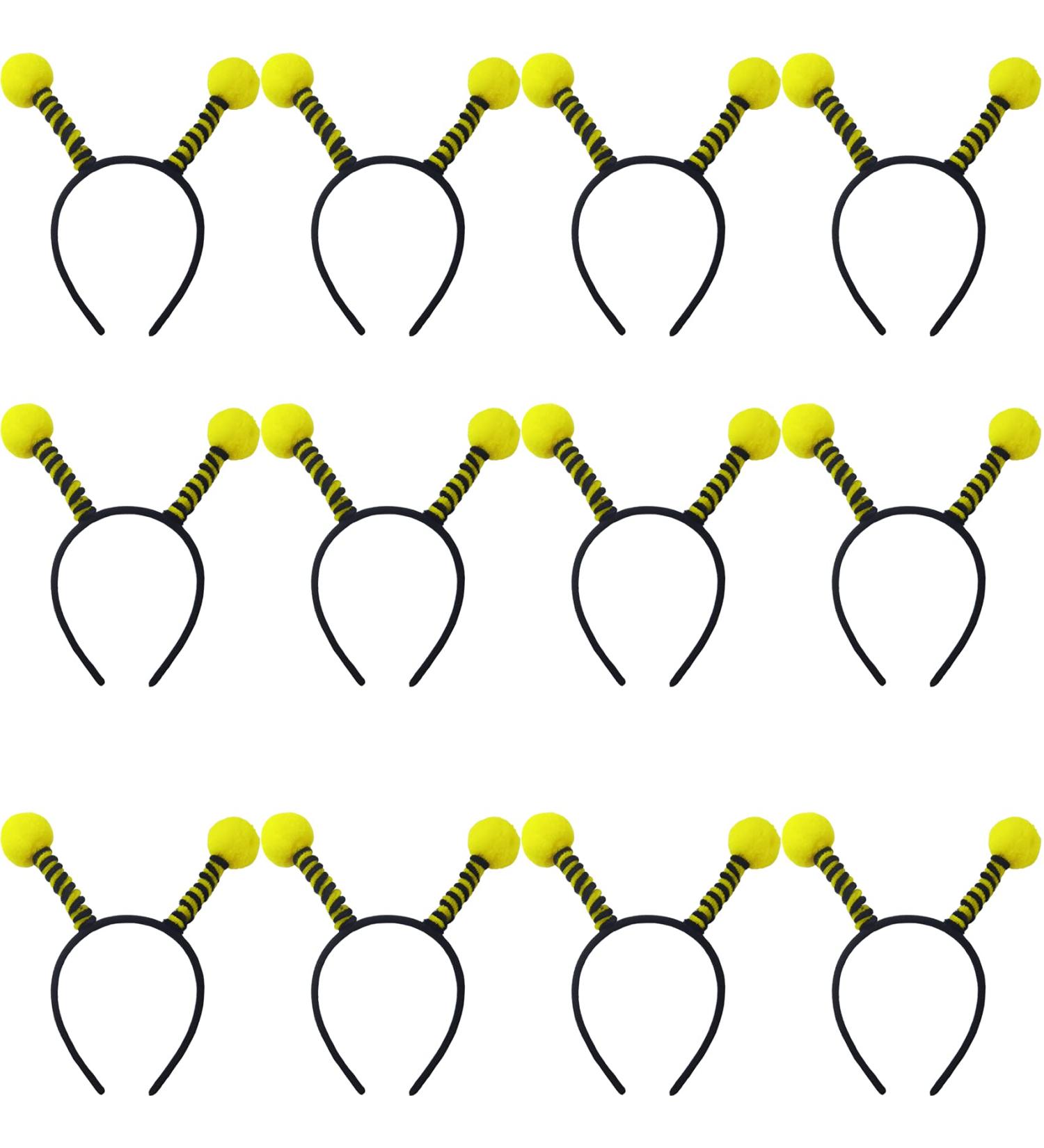 YOOHUA 12PCS Bee Tentacle Headbands for Women & Girls - Halloween & Christmas Party Hair Accessories - Buy Online on GoSupps.com