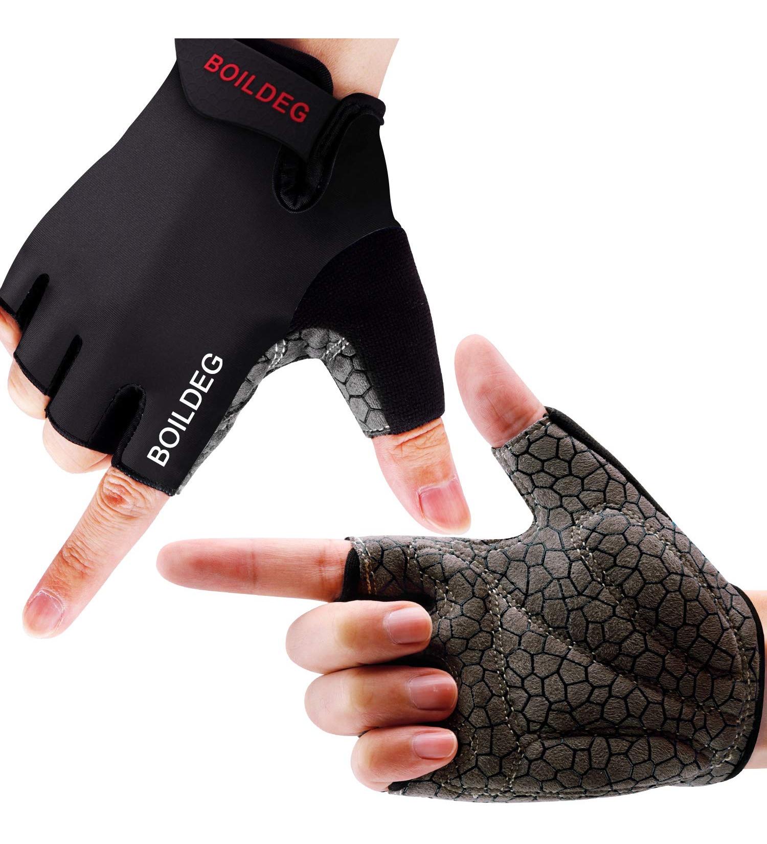 Buy Bildeg Fingerless Bicycle Gloves - Breathable Slip-Resistant Cycling Gloves for Men & Women | MTB Fitness Gear - Buy Online on GoSupps.com