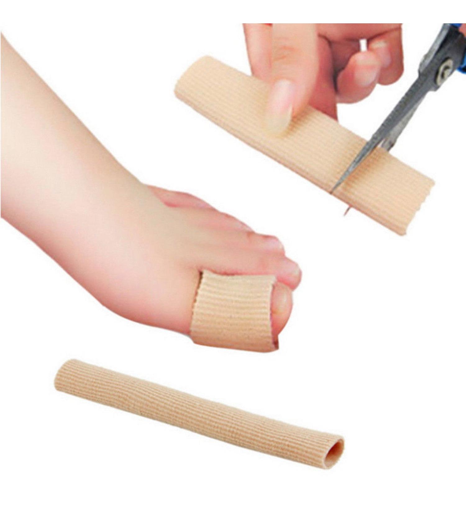 JYtop 15 cm Textile Gel Tube Bandage - Foot and Toe Pain Relief Protector for All Sizes - Buy Online on GoSupps.com