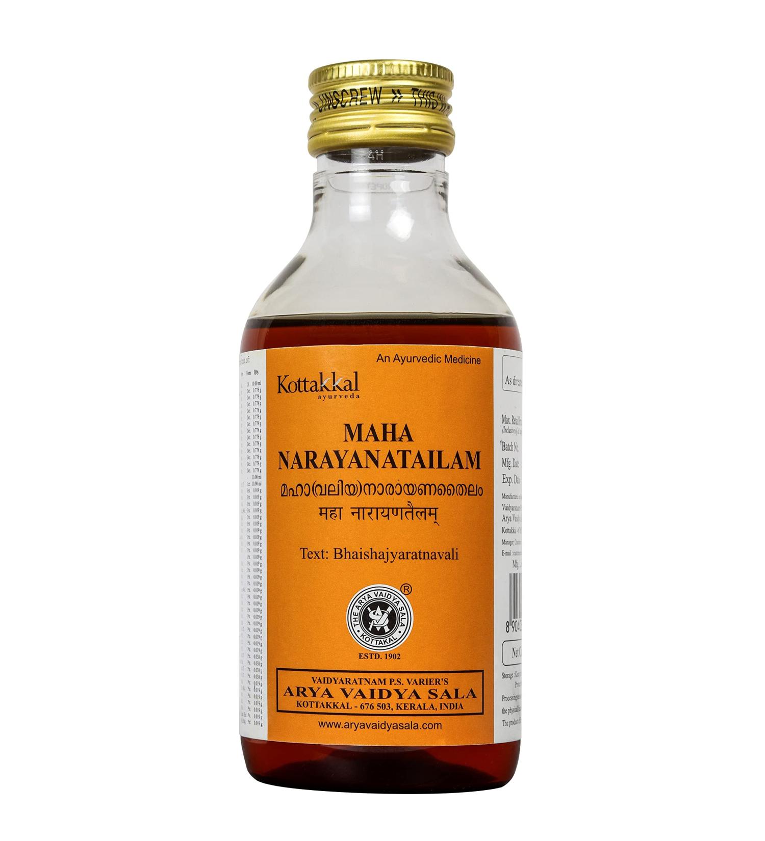 Kottakkal ayurveda Kottakkal ayurveda Maha Narayana Tailam 200 ml Useful for Joints and Bones