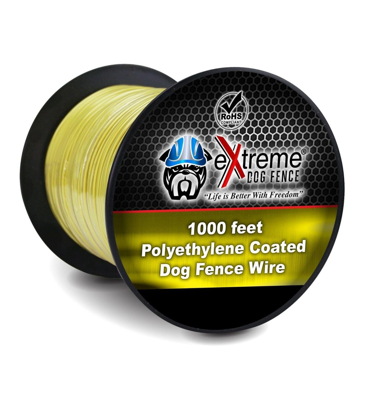 Extreme Dog Fence Universal Wire - Compatible with PetSafe and All Other Underground Dog Fences (1000 feet) - Buy Online on GoSupps.com