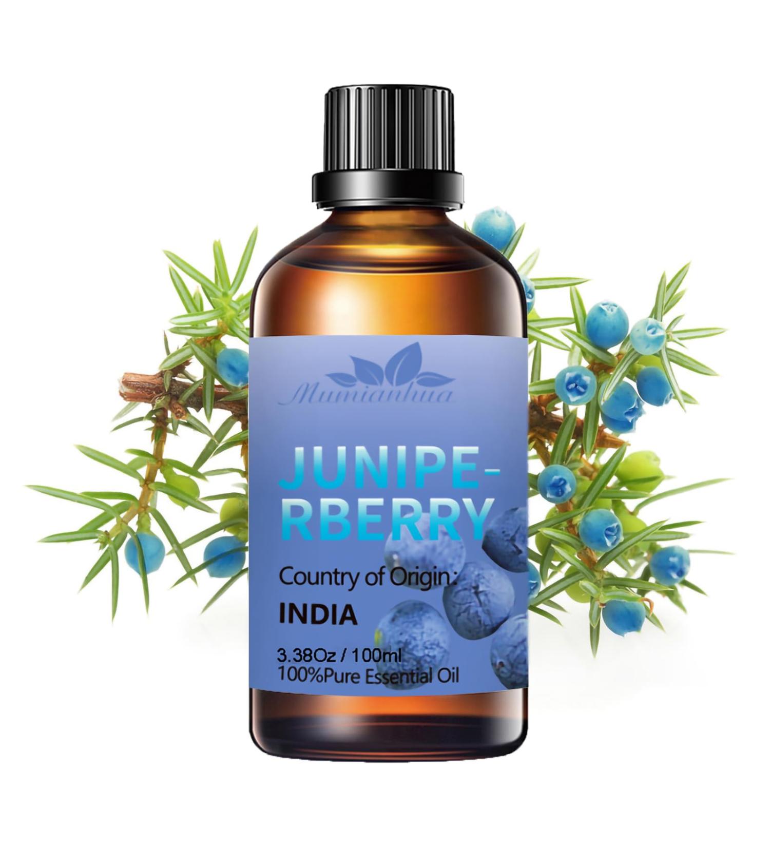 Juniper Berry Essential Oil - Pure Therapeutic Grade 100ml for Skin Hair Diffuser Aromatherapy & Candle Making - Buy Online on GoSupps.com