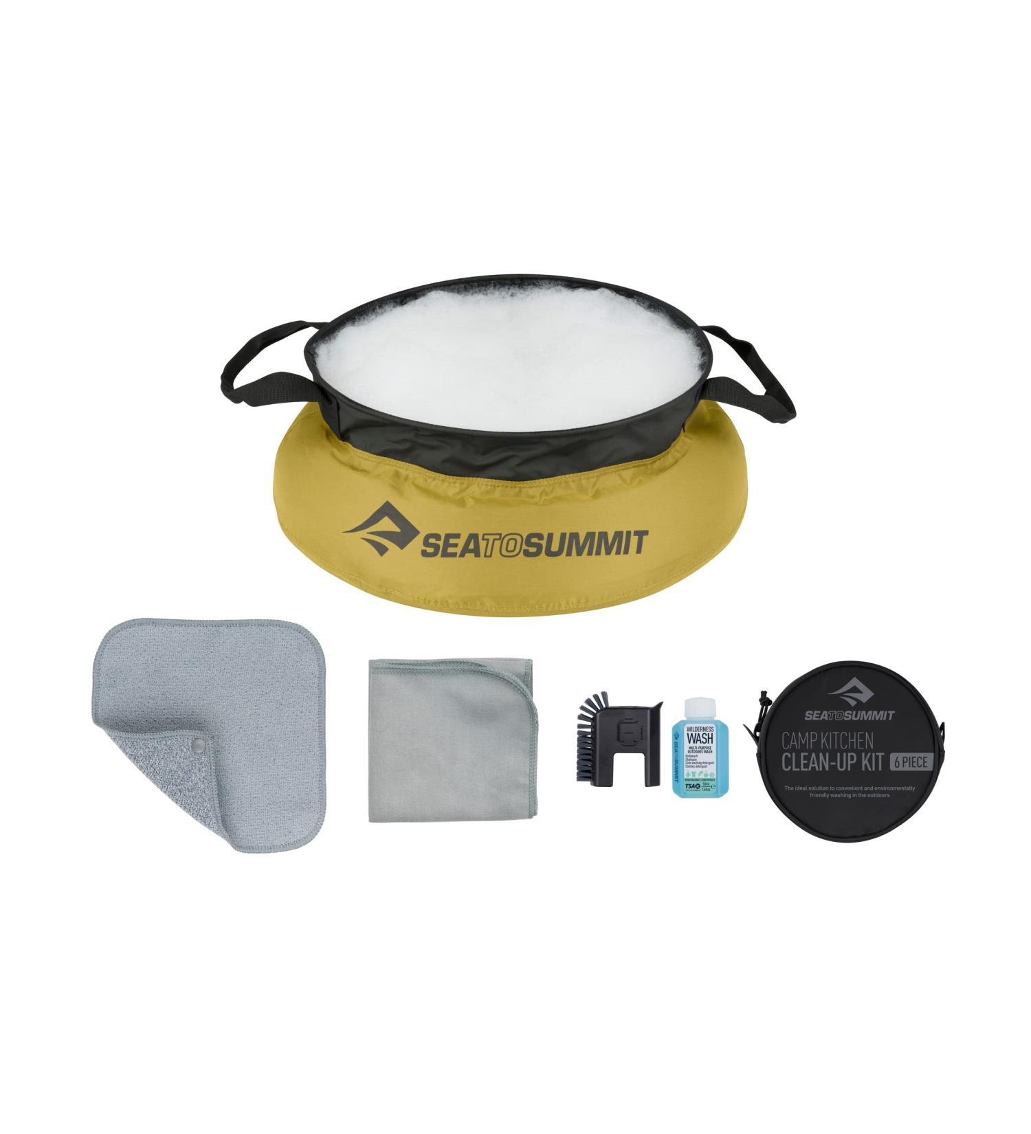 Sea to Summit Camp Kitchen Clean-Up Kit - Ultimate outdoor dining hygiene solution - Buy Online on GoSupps.com