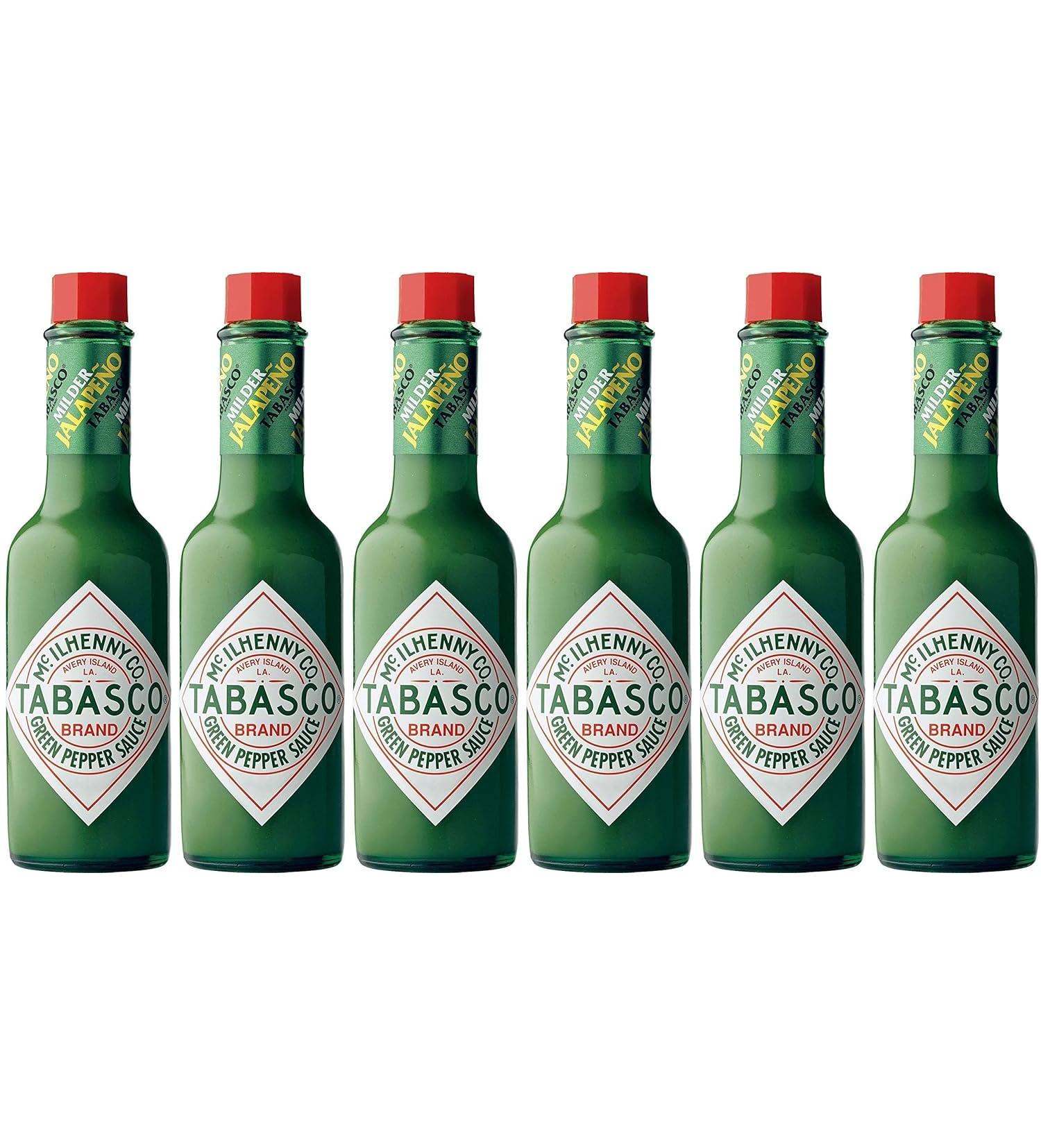 Tabasco Jalape o Hot Green Sauce 55ml - Pack of 6 - Buy Online on GoSupps.com