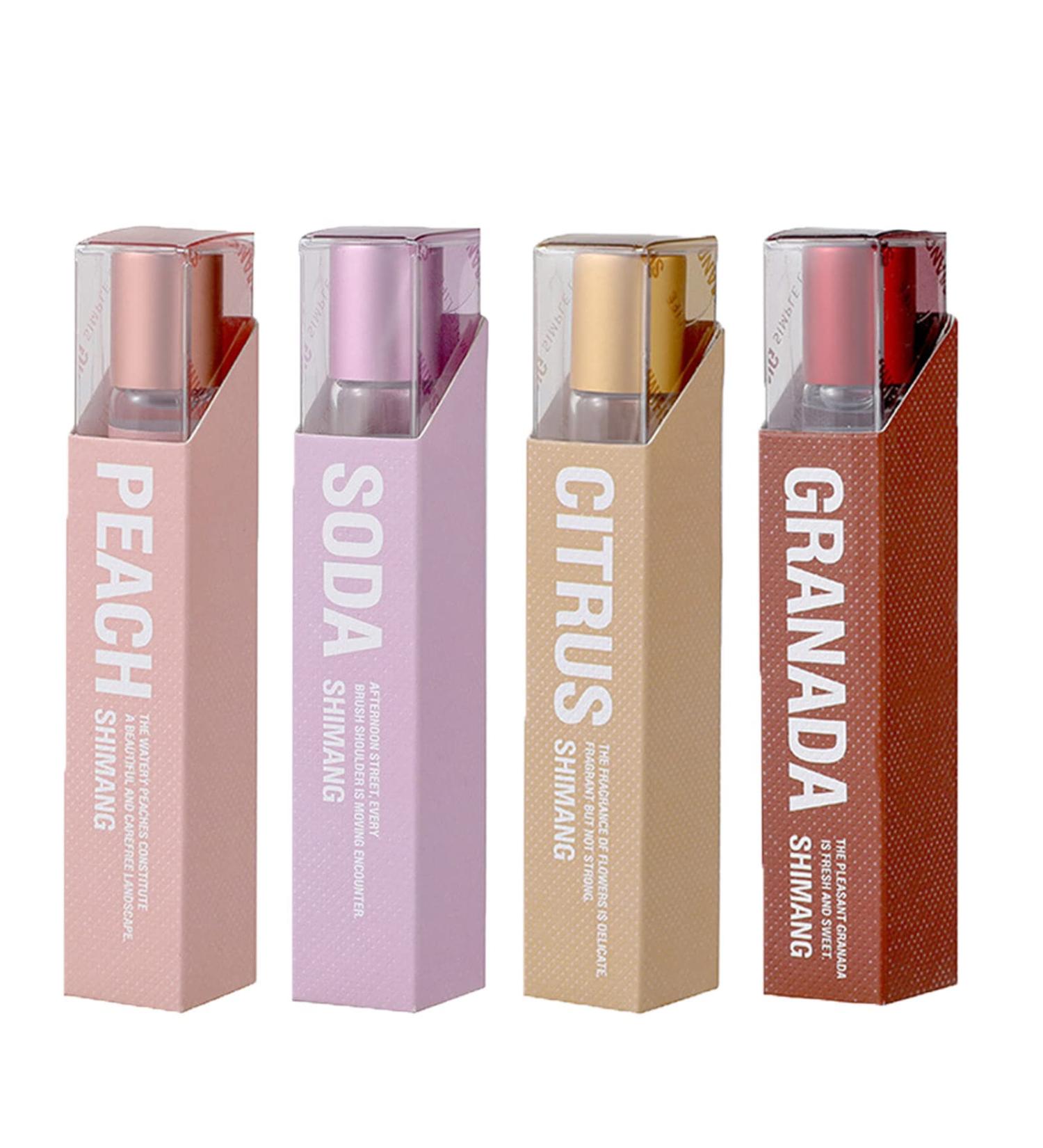 4PCS Women Perfume Eau De Parfum Perfume Oil Roll-On Perfumes for Women and Men by Fresh Flower Fruit Fragrances 10 ml / 0.33 fl Oz (Fruit Fragrance Series) - Buy Online on GoSupps.com