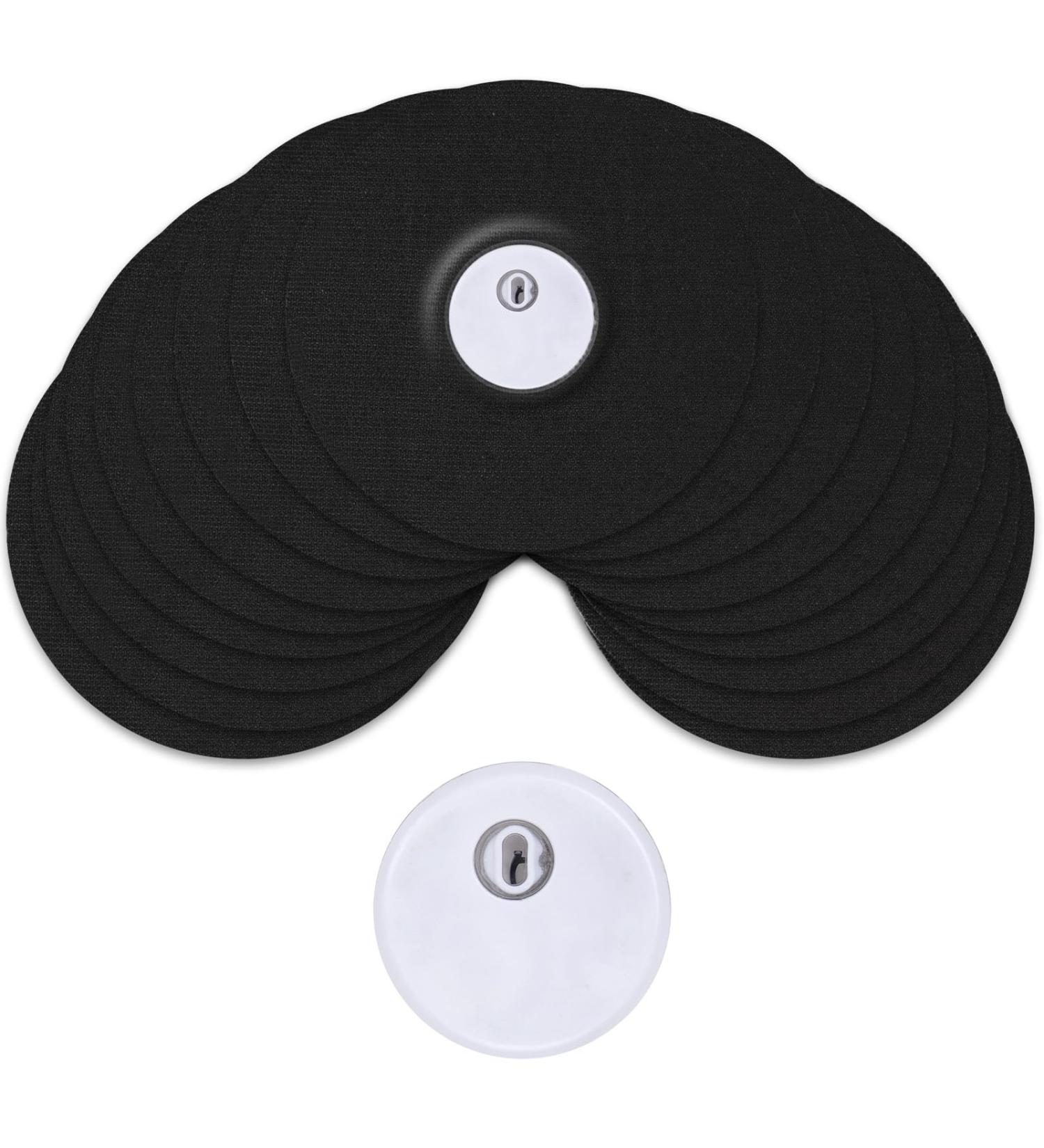 Waterproof Freestyle Libre 3 Sensor Covers (20-Pack) - CGM Adhesive Patches for Continuous Glucose Monitor Protection - Black - Buy Online on GoSupps.com