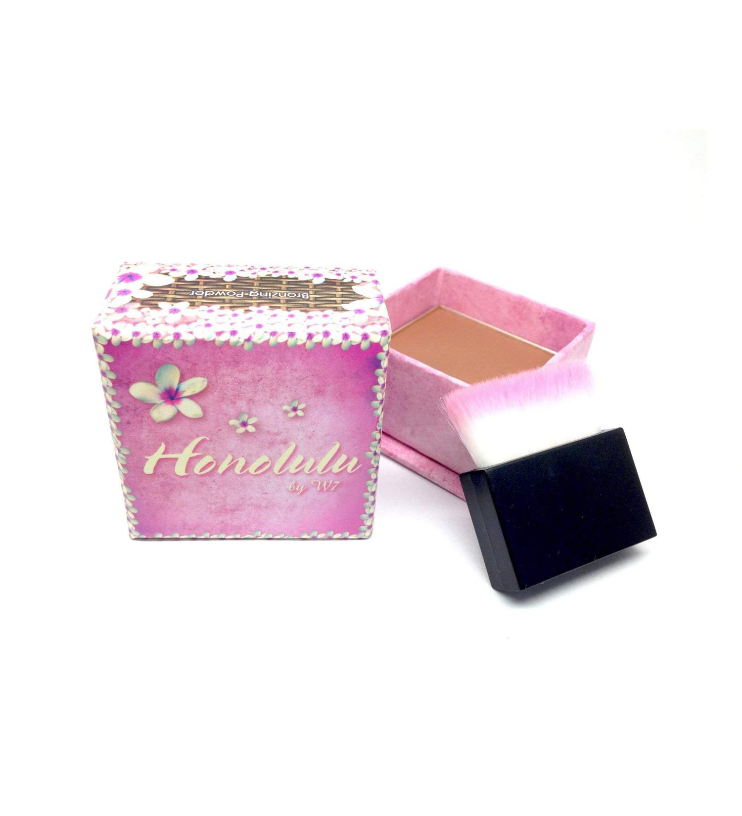 W7 Honolulu Bronzing Powder with Applicator | Natural-Looking Sun-Kissed Bronzer - Buy Online on GoSupps.com