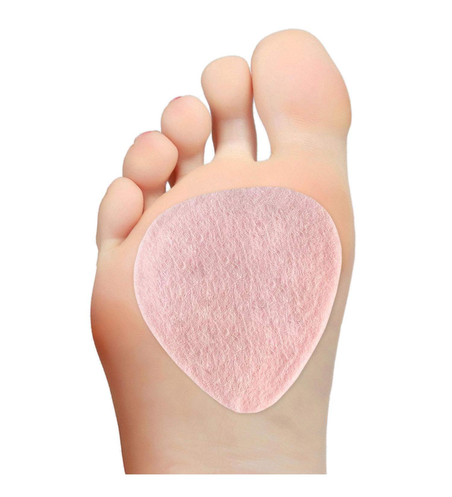 1/8 Adhesive Felt Metatarsal Foot Pads - Reduces Pain & Pressure - Long-Lasting Protection - 100 Count (Right) - Buy Online on GoSupps.com