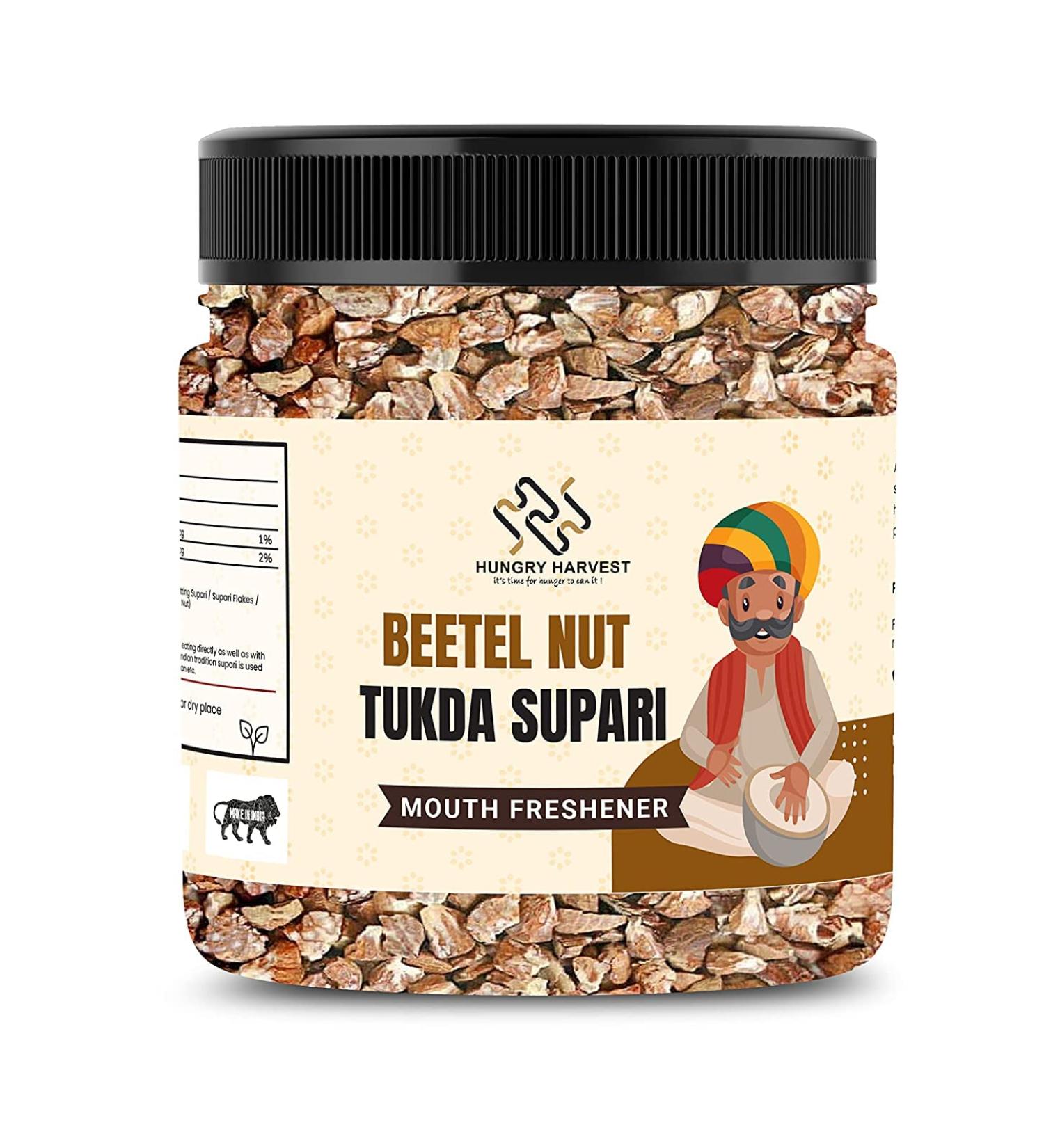 Hungry Harvest Supari Tukda/Betel Nut/Arecanut Bites 250 gms_Packing May Vary - Buy Online on GoSupps.com