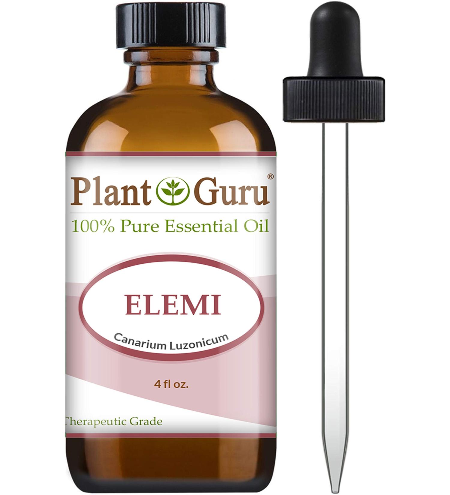 Plant Guru Elemi Essential Oil 4 oz - 100% Pure Undiluted Therapeutic Grade - Shop Internationally - Buy Online on GoSupps.com
