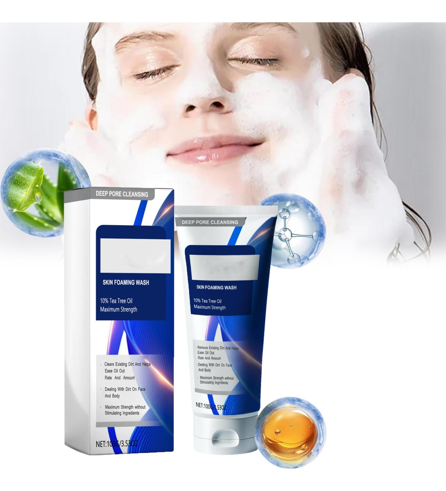  Orgrul 100g - Foaming Acne Cleanser - Gentle Facial Cleanser - Facial Cleanser - Pore Oil - BHA Gel - Deep Pore Cleansing - For the Face - Suitable for - Buy Online on GoSupps.com