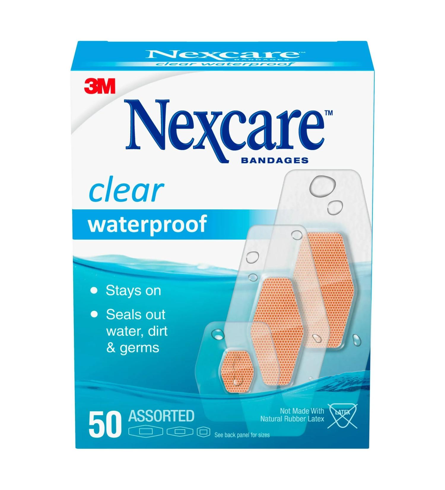Buy Waterproof Bandages - Assorted Sizes (50 Per Box) | Fast International Shipping - Buy Online on GoSupps.com
