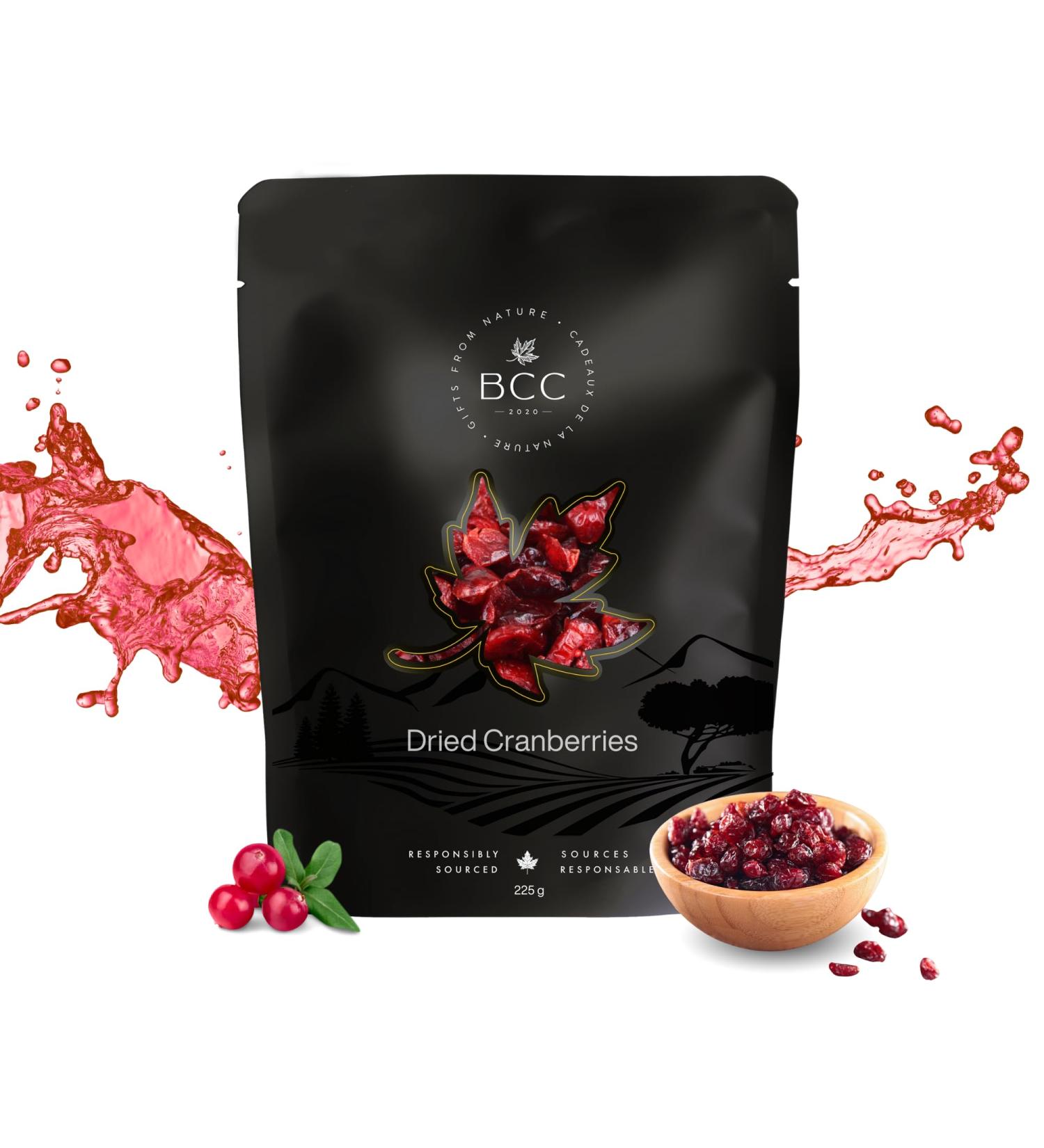 Dried Cranberries Premium Quality Non-GMO Gluten-Free Naturally Sweet and Tangy Fruit for Snacking Baking and Cooking No Additives or Preservatives (225 g) - Buy Online on GoSupps.com