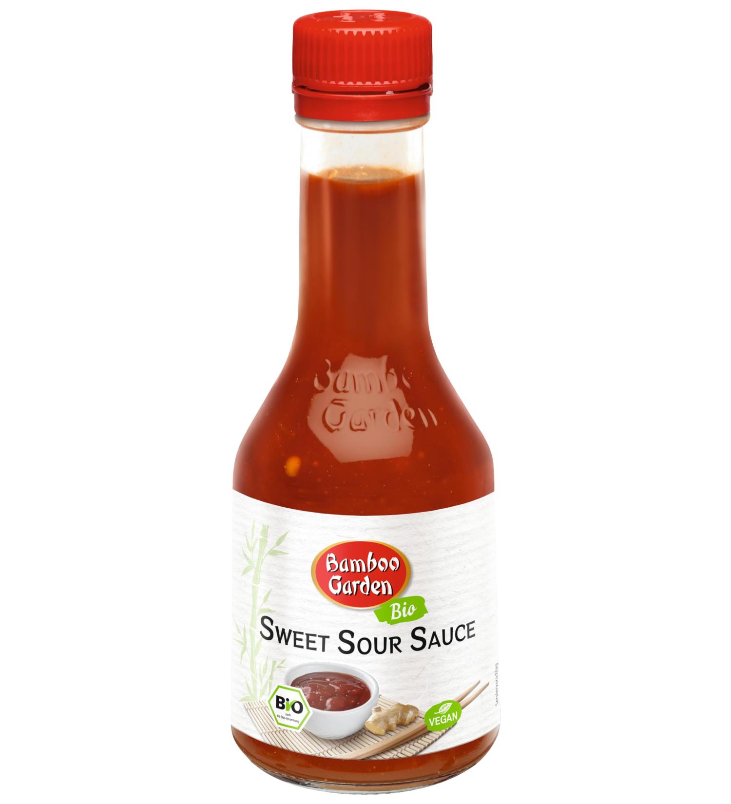 Bamboo Garden Organic Sweet and Sour Sauce - 200ml | Authentic Asian Flavors | International Shipping - Buy Online on GoSupps.com