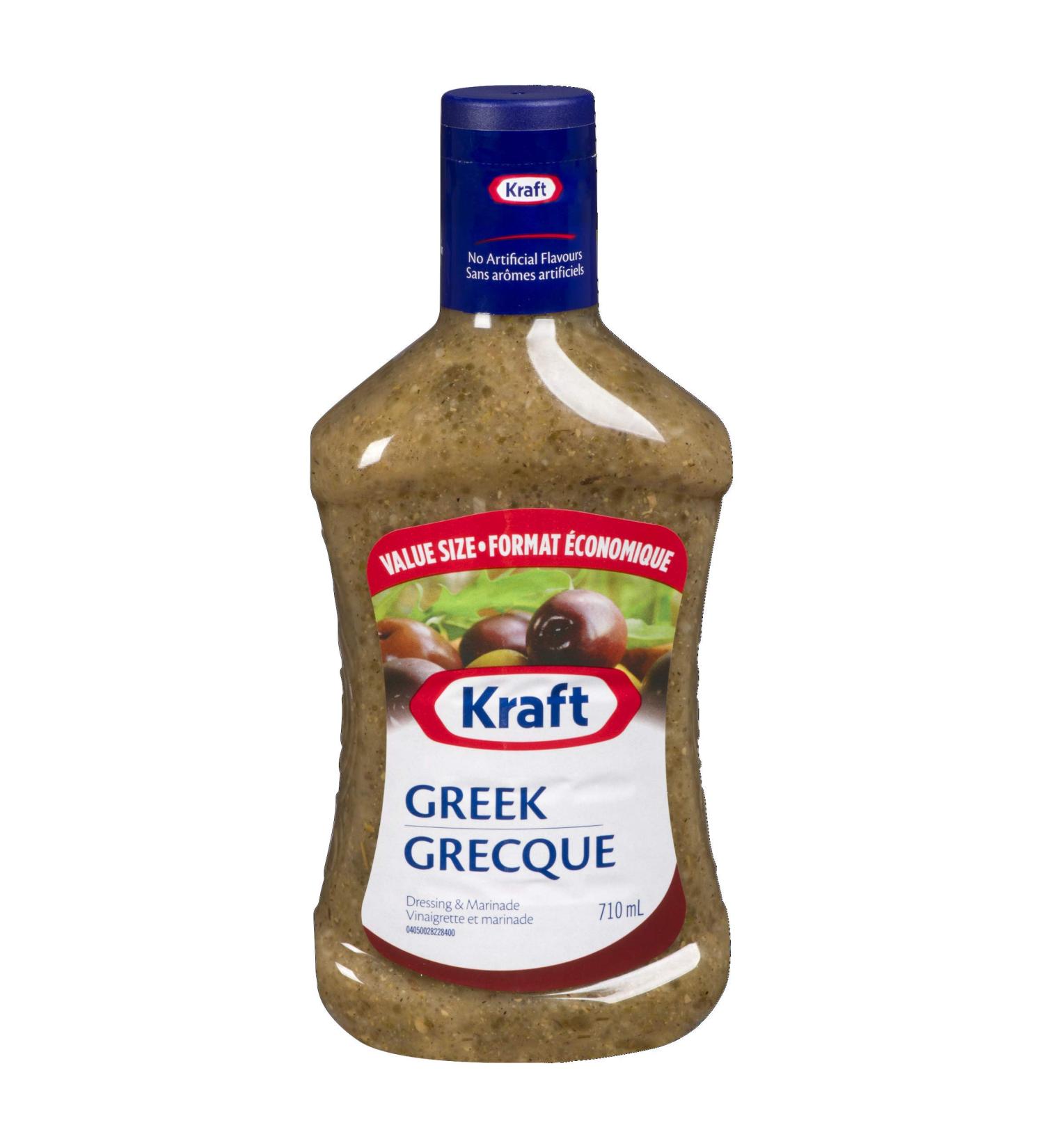 Kraft Greek Dressing 710mL (Pack of 8) - Buy Online on GoSupps.com