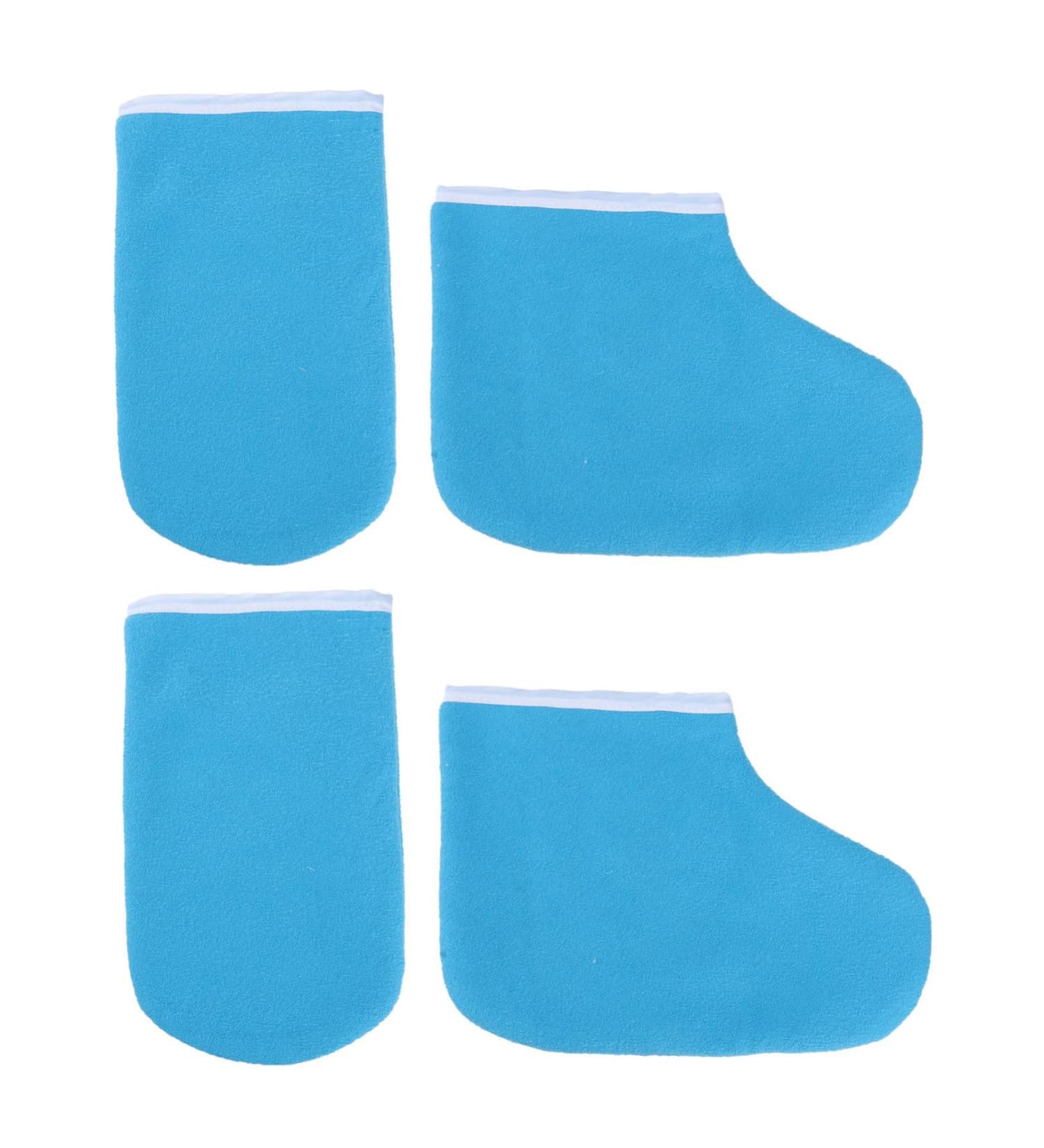 DRESSOOS 1 Set Gloves and Booties Paraffin Wax Foot Cover Paraffin Glove Paraffin Gloves Wax Gloves for Hands Mittens Kids Cotton Mittens Wax Bath Mitts Care Work Floor Mat - Buy Online on GoSupps.com