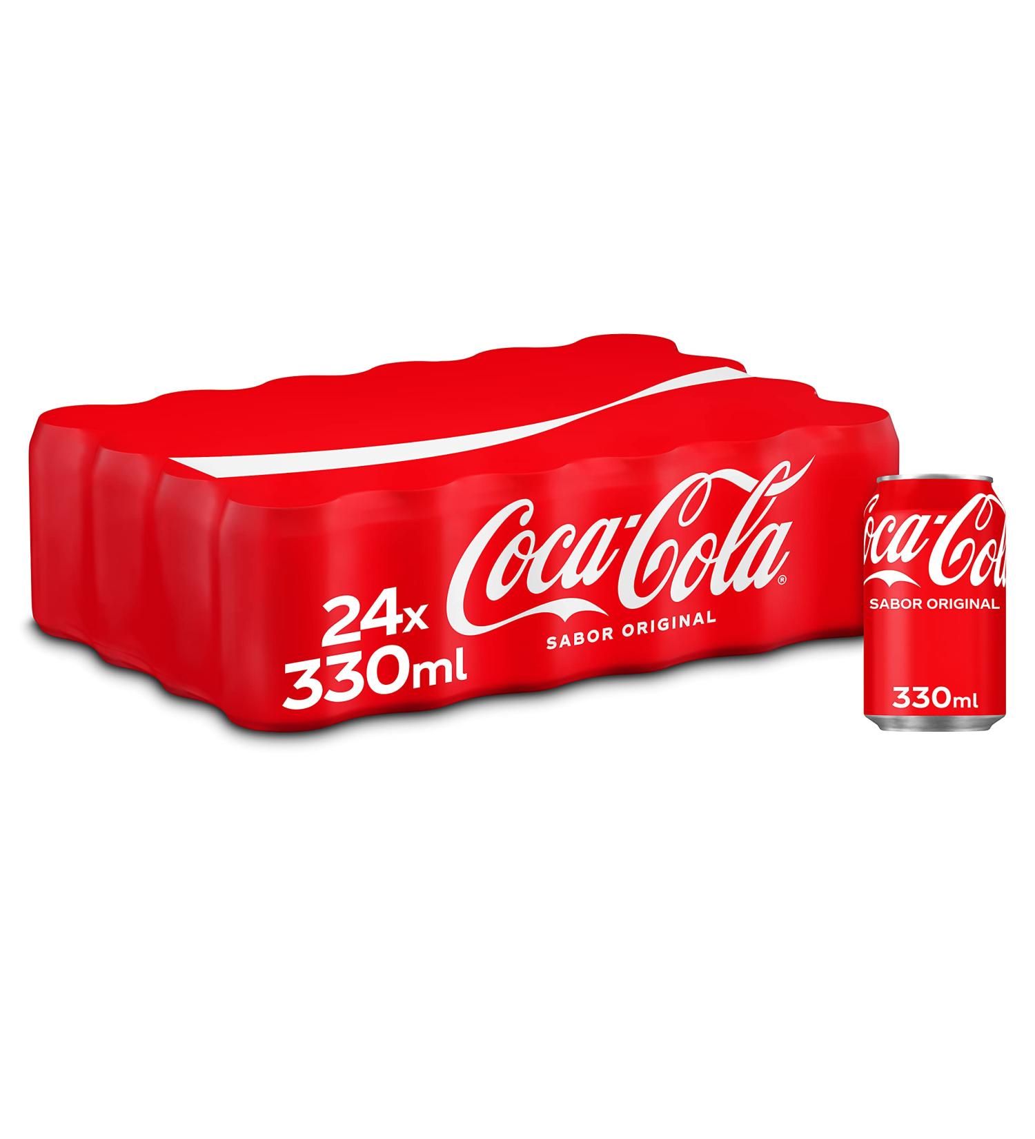 Coca-Cola Original Flavor Cola Lemonade - 24 Pack Cans 330ml | Refreshing Beverage International Shipping - Buy Online on GoSupps.com