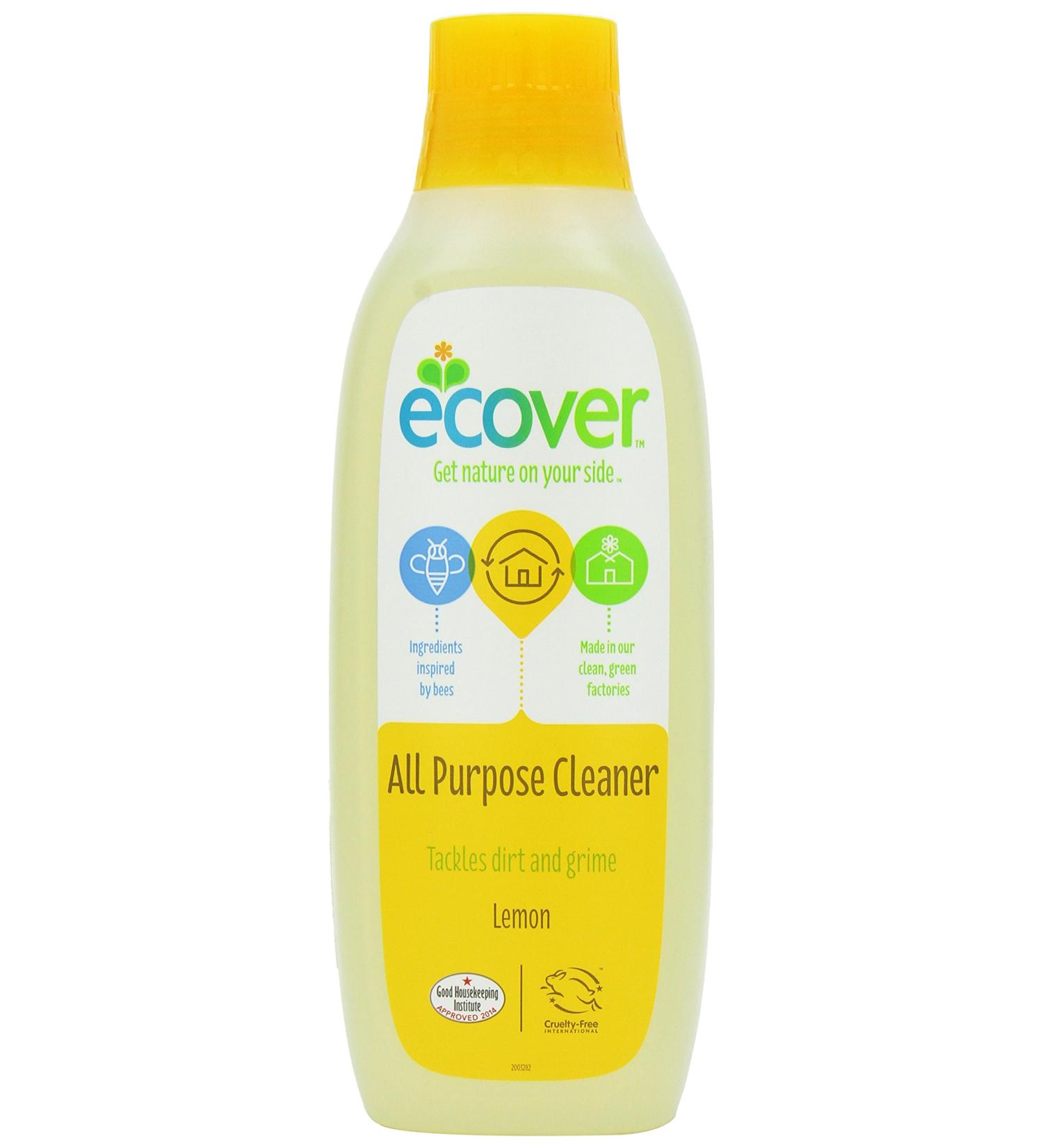 Ecover All Purpose Cleaner (1 Litre Pack of 4) - Eco-Friendly & Effective Cleaning Solution | International Shipping Available - Buy Online on GoSupps.com