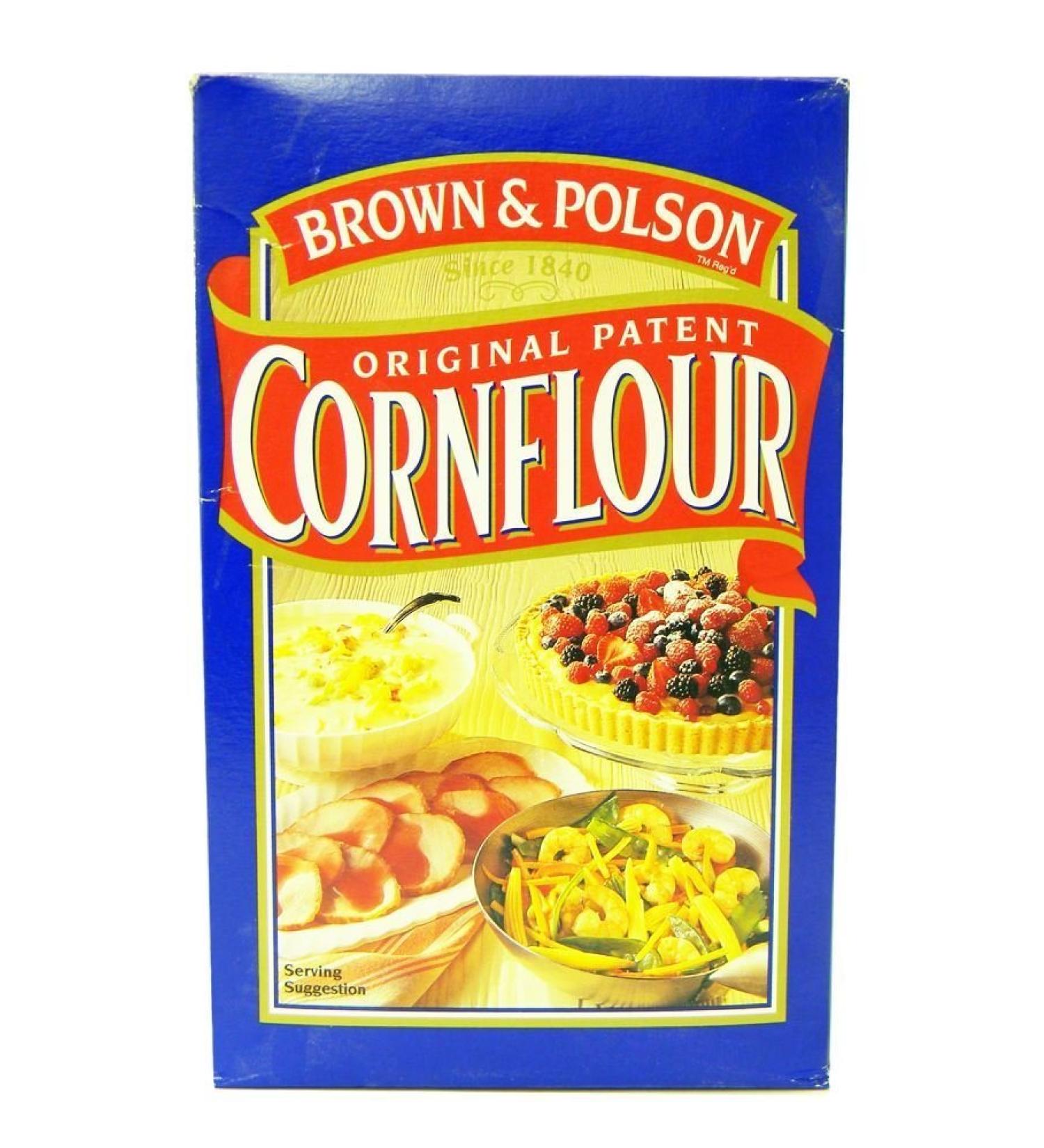 Brown & Polson Original Patent Cornflour 500g - Pack of 1 - Gluten-Free Cornstarch - Buy Online on GoSupps.com