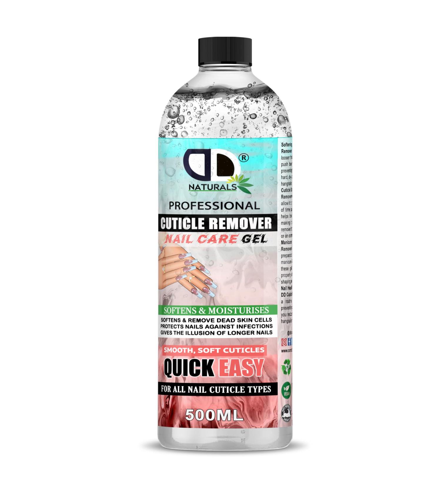 DD teck 500 ml | Cuticle softening gel for beautiful nails softens and moisturizes cuticles removes dead skin
