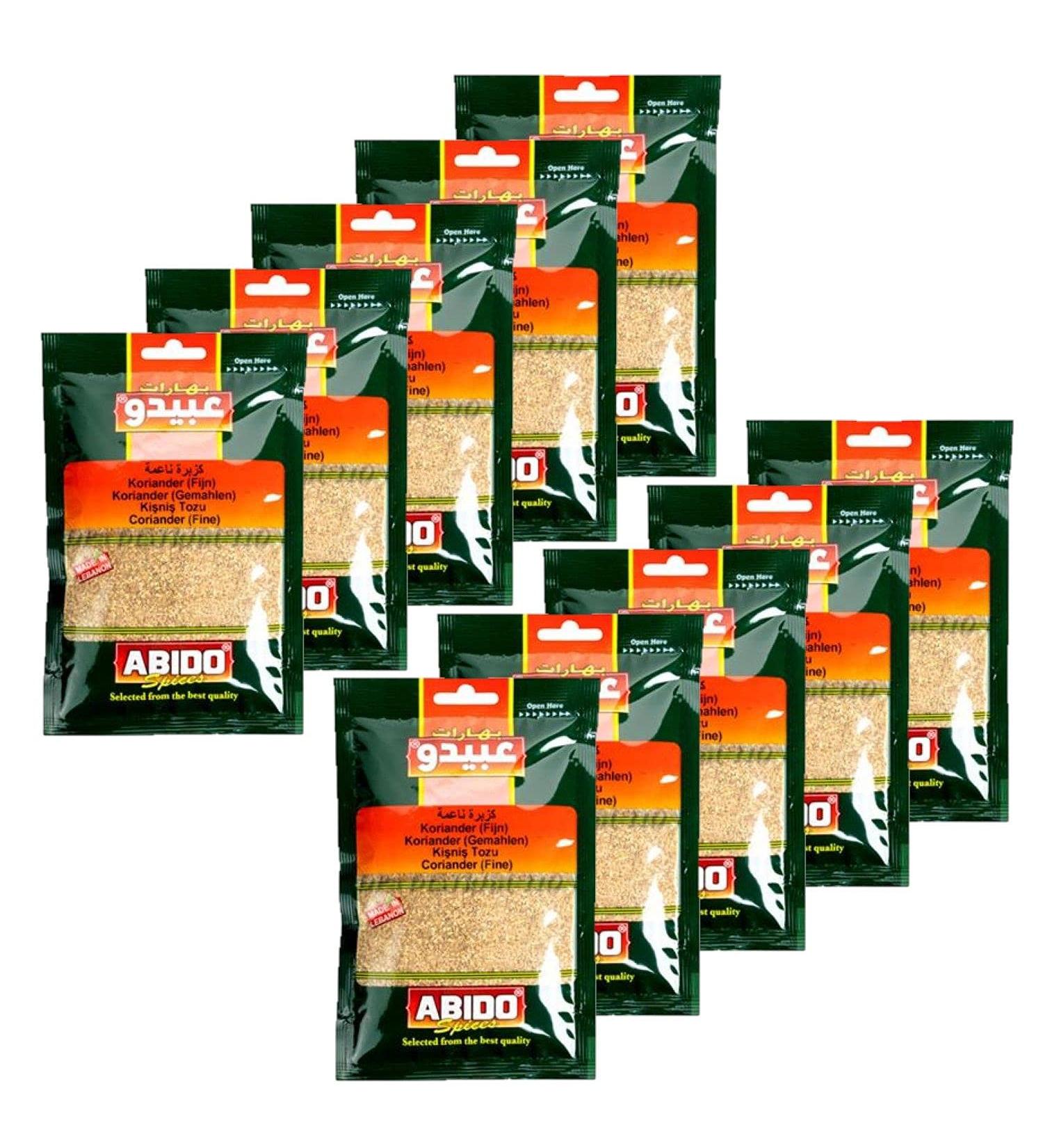 Abido Pack of 10 Ground Coriander 50 g Bag