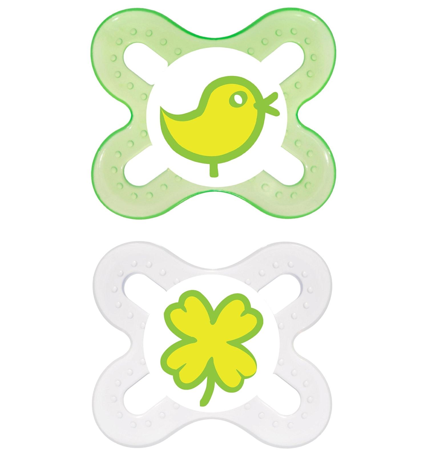 MAM Pacifier Start Silicone 0-2 Months - 2 Pack | Safe & Comfortable for Newborns | Worldwide Shipping - Buy Online on GoSupps.com