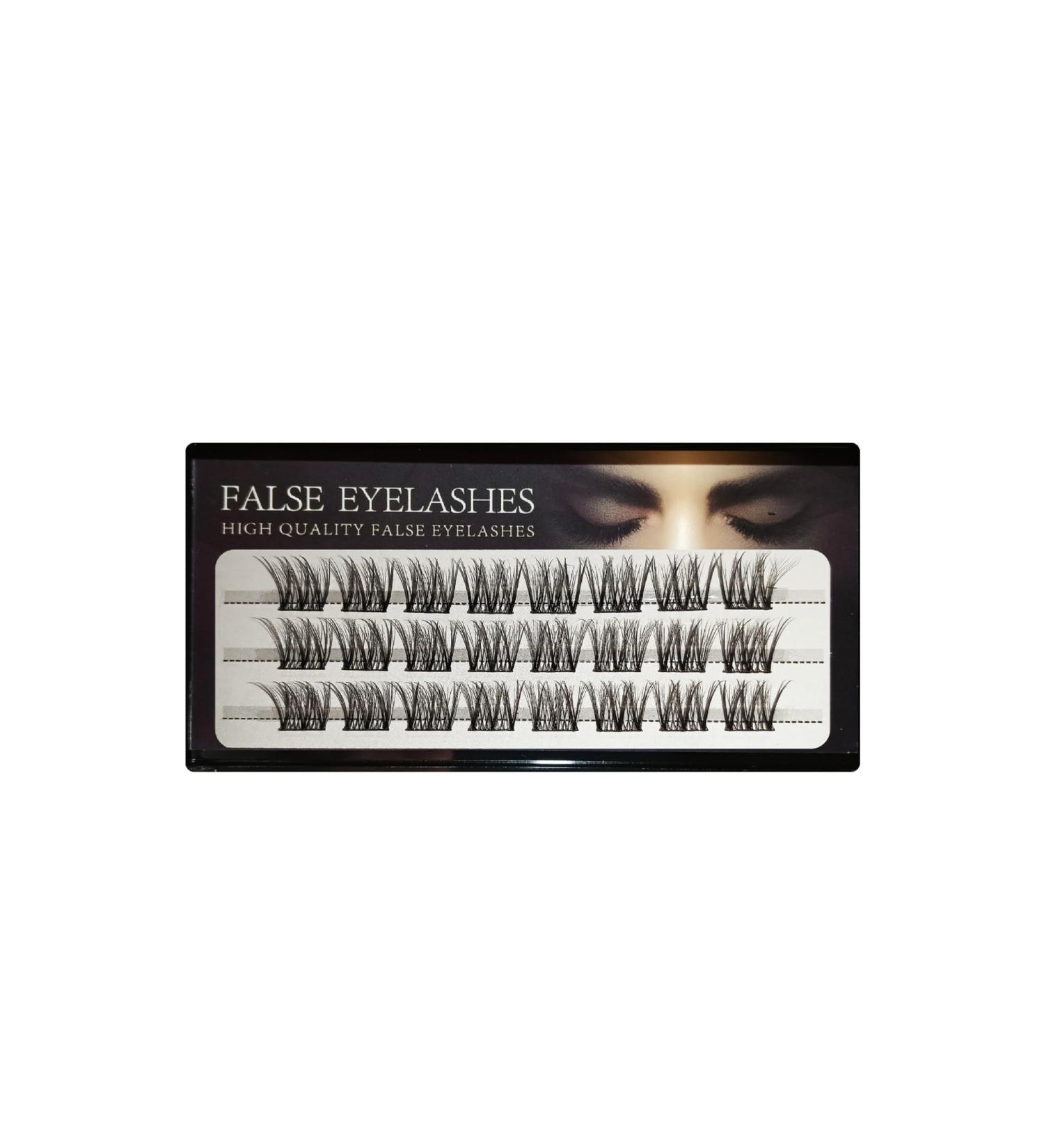 Shop Reusable Thick Natural False Eyelashes - 8mm Clustered Styles | International Shipping Available - Buy Online on GoSupps.com