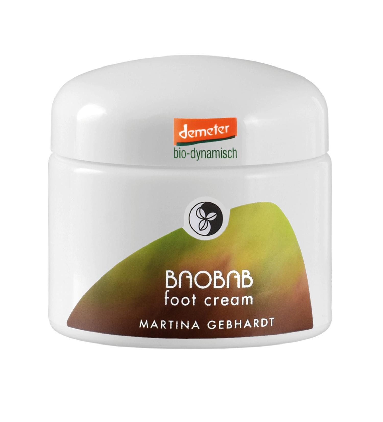 Martina Gebhardt Baobab Foot Cream 50ml - Nourishing Foot Care with Shea Butter for Smooth Soft Skin & Cracked Feet Relief - Buy Online on GoSupps.com