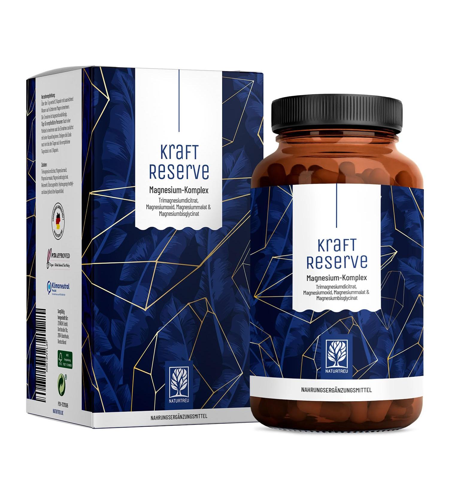 High Dose Magnesium Complex - Vegan 180 Capsules | Citrate Bisglycinate Malate & Oxide - Buy Online on GoSupps.com