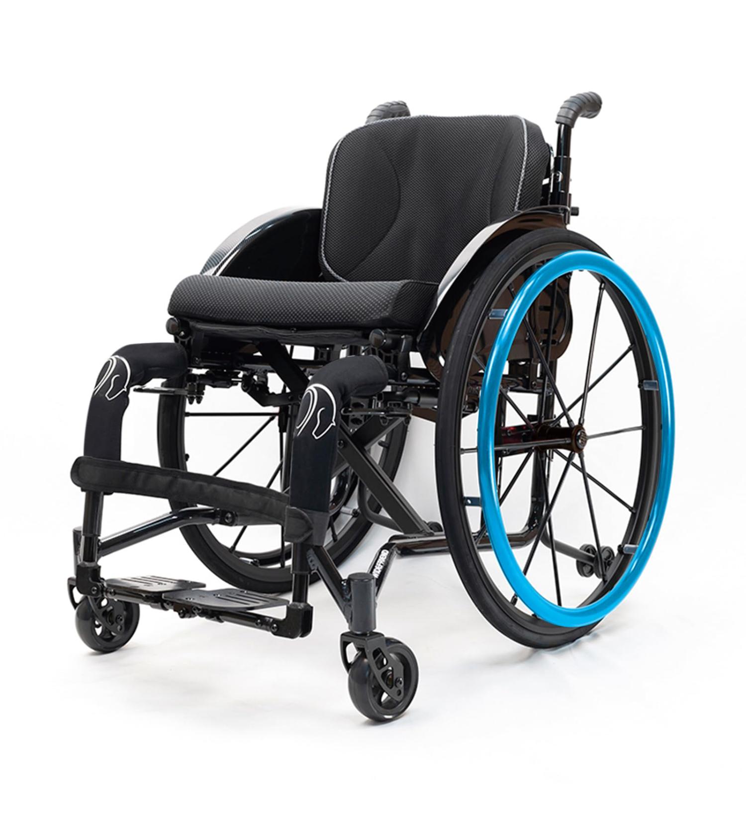 Folding All-Terrain Lightweight Sports Wheelchair Folding Transport Wheelchair Lightweight Foldable Wheelchair Portable Folding Wheelchairs Aluminum Alloy Wheelchair Anti-Tip Wheels(Size:42cm/16.5in C 42cm/16.5in Blue - Buy Online on GoSupps.com