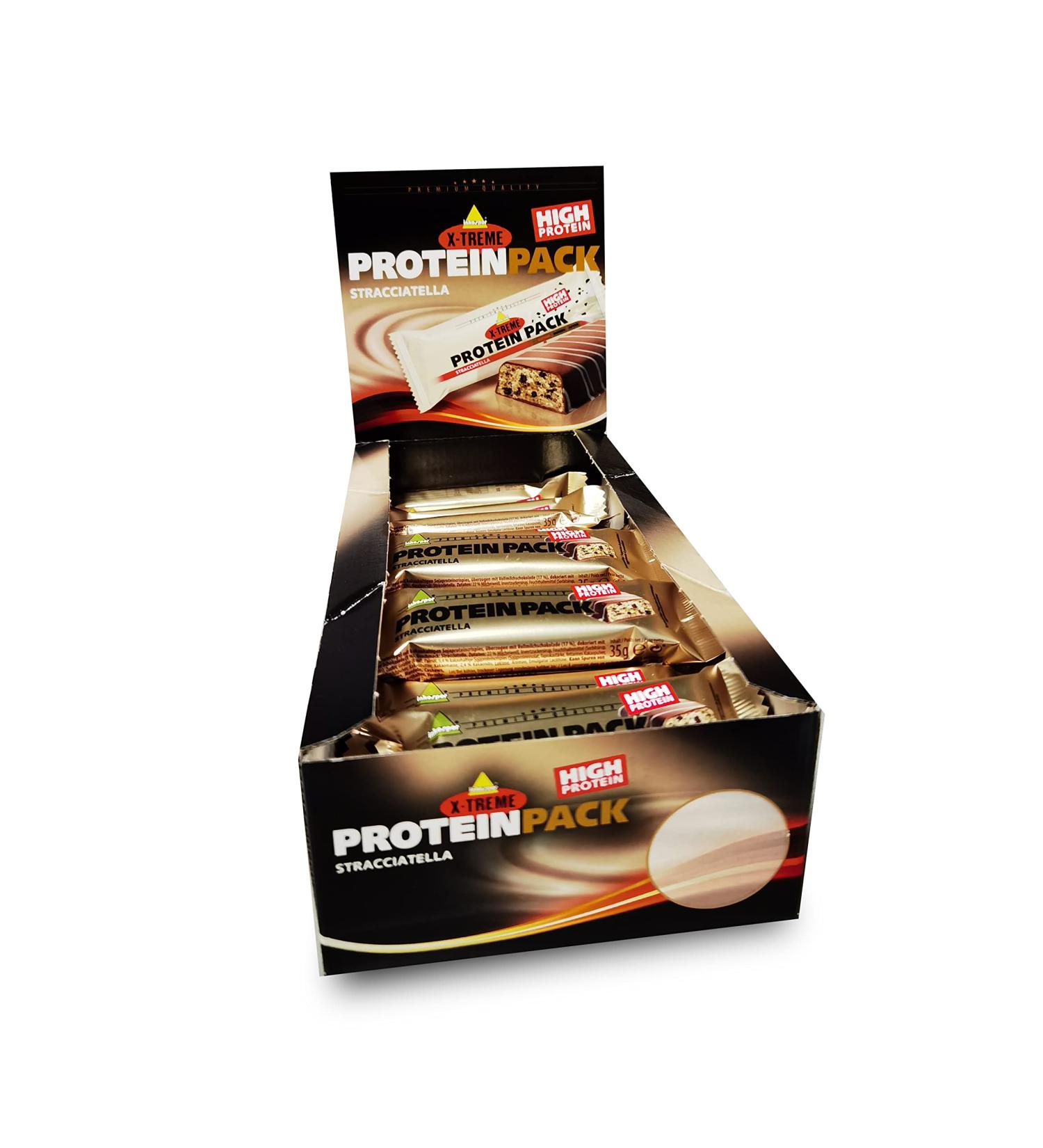 INKOSPOR X-Treme Protein Pack, 24 x 35g (Stracciatella)