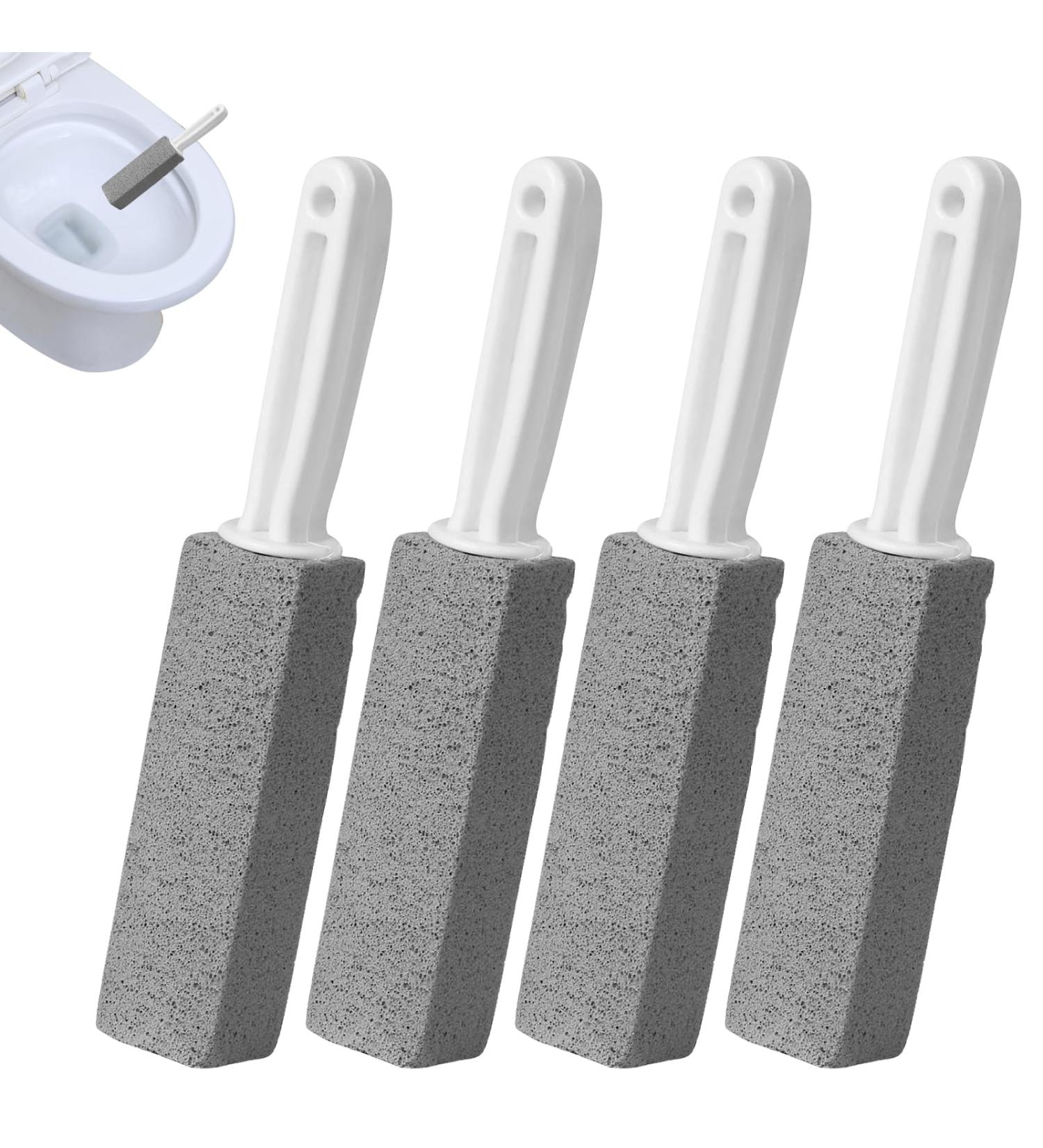 4-Pack Spermuoy Pumice Stone Toilet Cleaner with Handle - Effortless WC Cleaning Solution - Buy Online on GoSupps.com