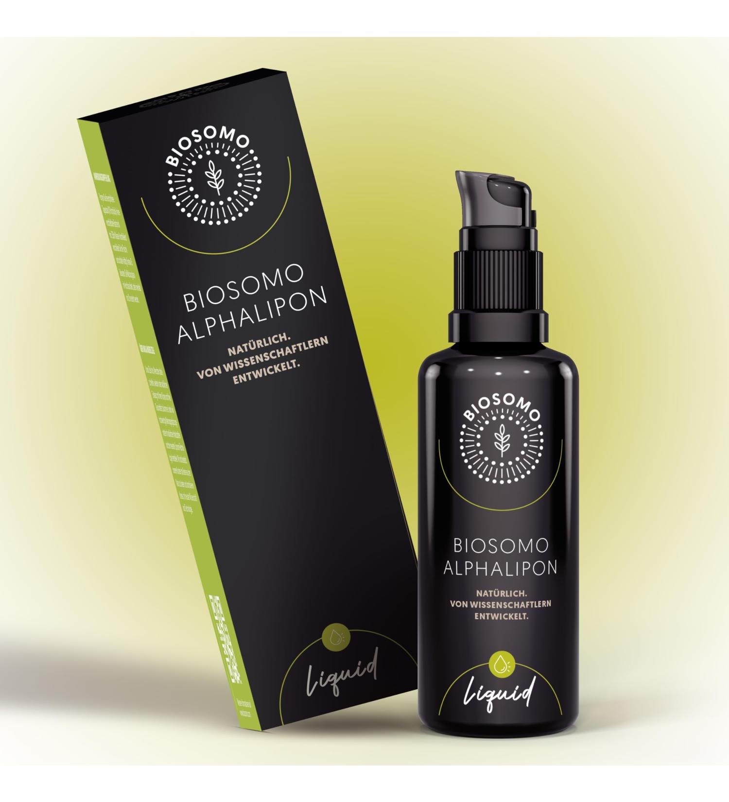 Biosomo Liposomal Alpha Lipoic Acid - High-Dose Natural Supplement | 50ml | Advanced Antioxidant Formula - Buy Online on GoSupps.com