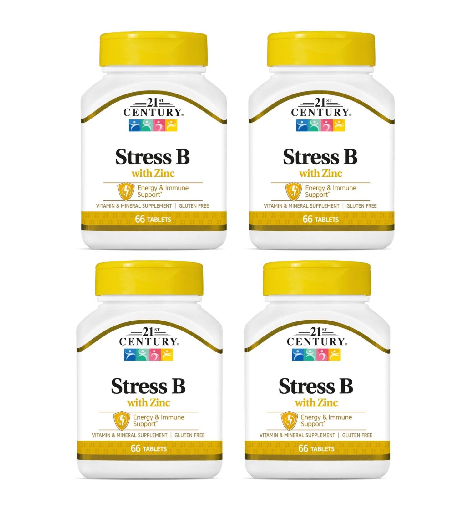 21st Century Vitamin B-Complex with Zinc Tablets 6 Count (4 Pack) - Buy Online on GoSupps.com