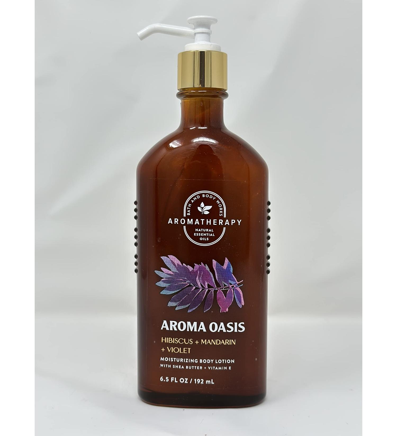 Aromatherapy Aroma Oasis Hibiscus + Mandarin + Violet Moisturizing Body Lotion 6.5 oz / 192 g